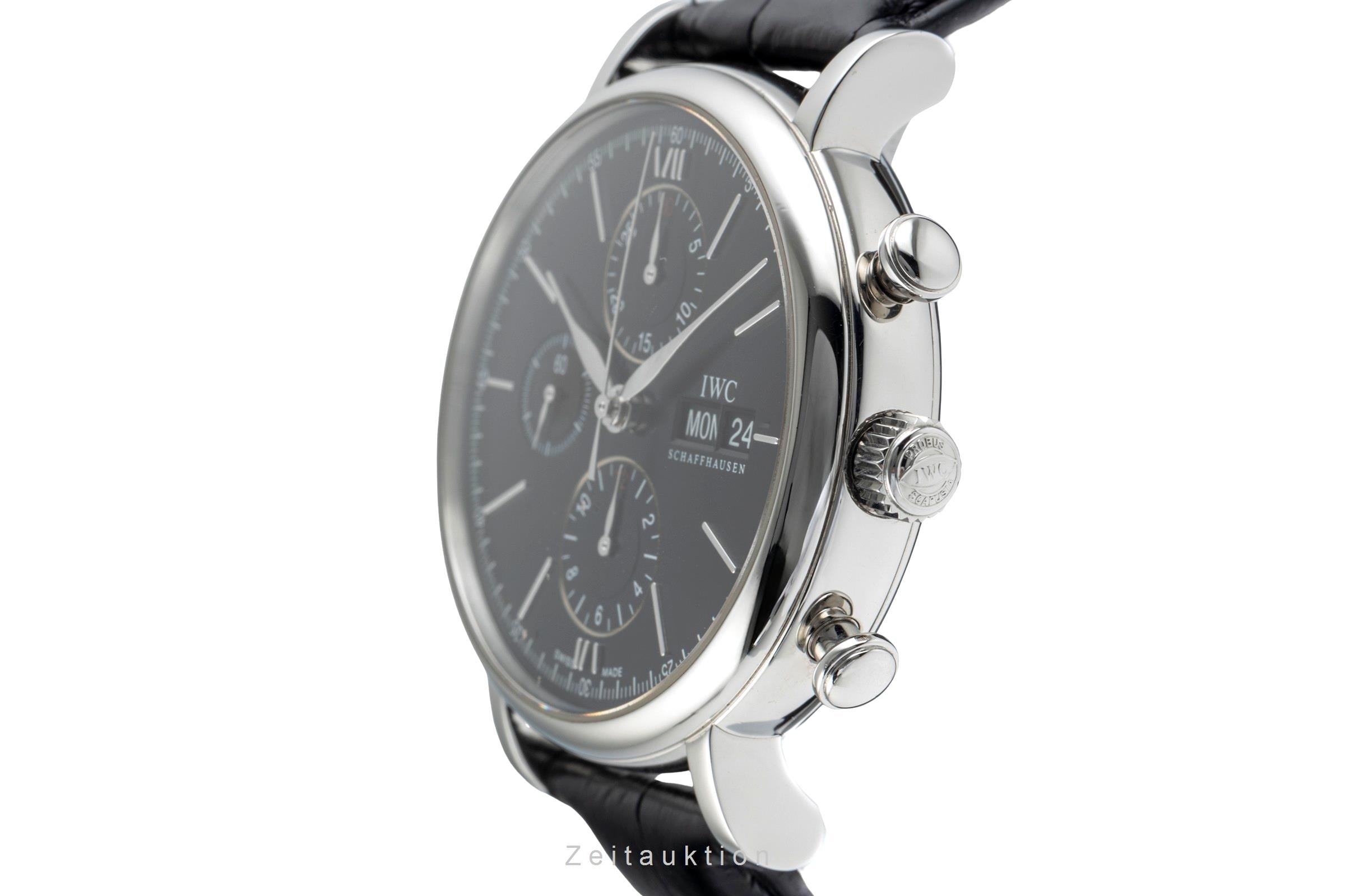 IWC Portofino cronografo acciaio automatismo orologio da uomo IW391002 LP: 7100EUR  [2505365]
