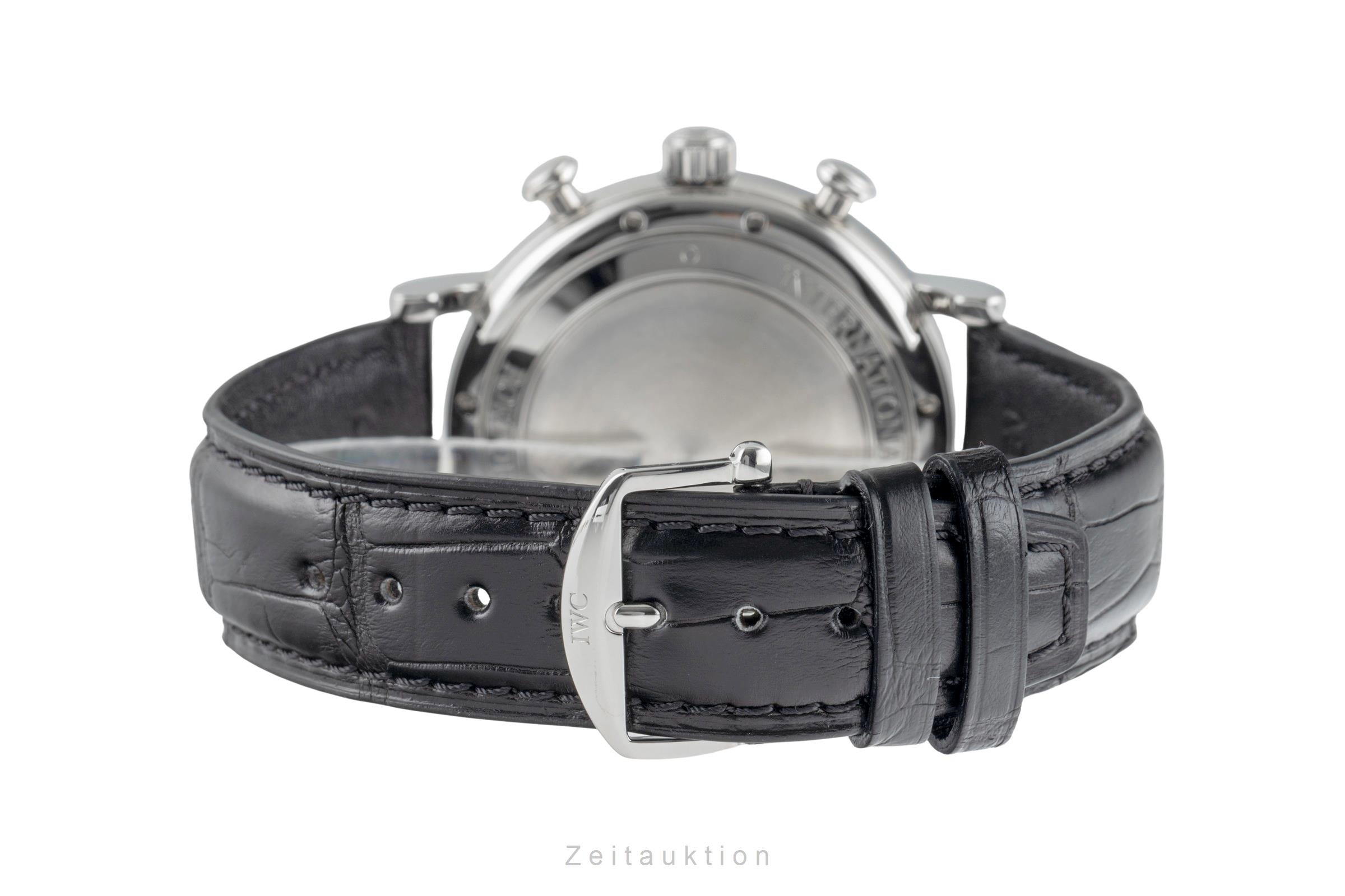 IWC Portofino cronografo acciaio automatismo orologio da uomo IW391002 LP: 7100EUR  [2505365]