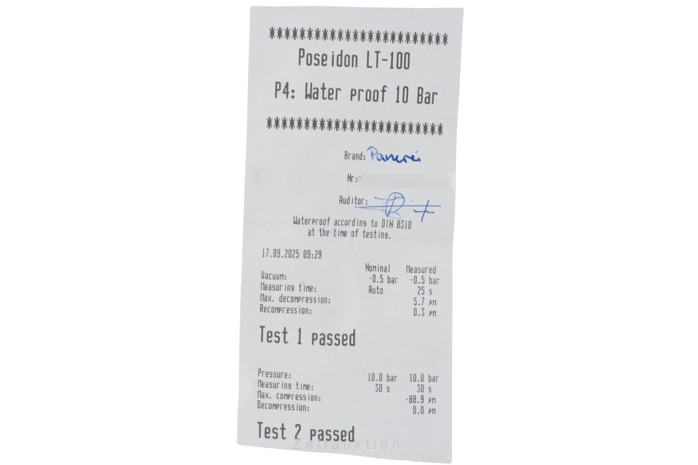 Panerai Submersible titanium automatic men's watch PAM00389 VP: 10900EUR  [2505366]