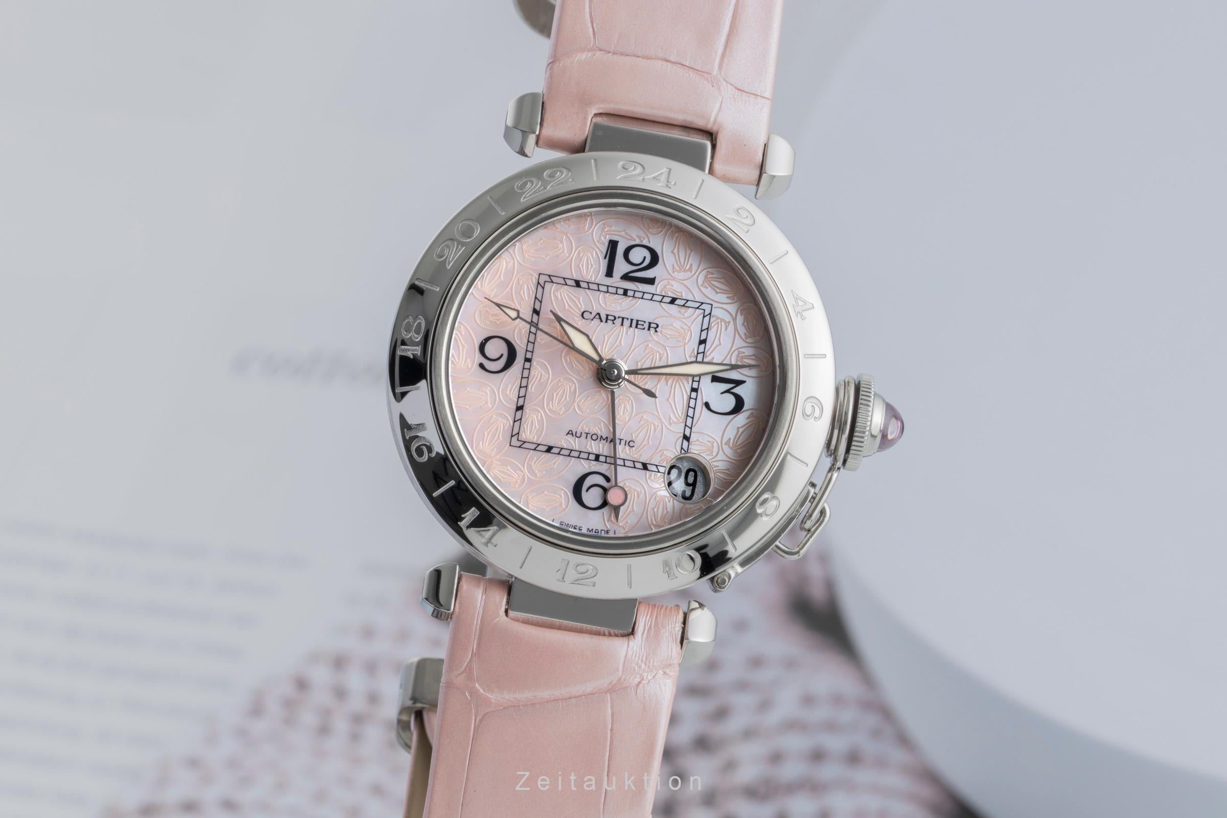 Cartier Pasha acero automático reloj para damas  W3107099  [2505368]