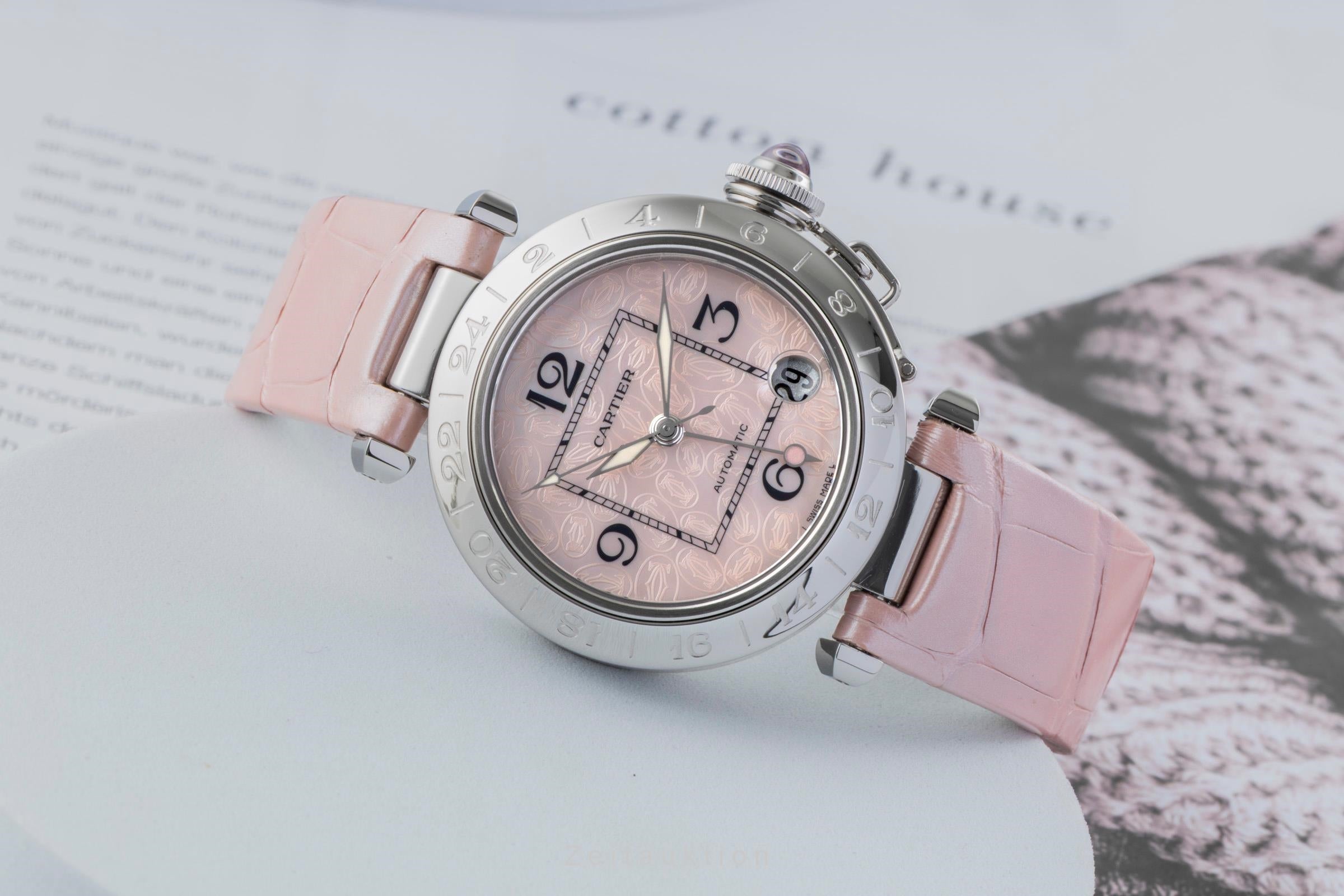 Cartier Pasha acero automático reloj para damas  W3107099  [2505368]
