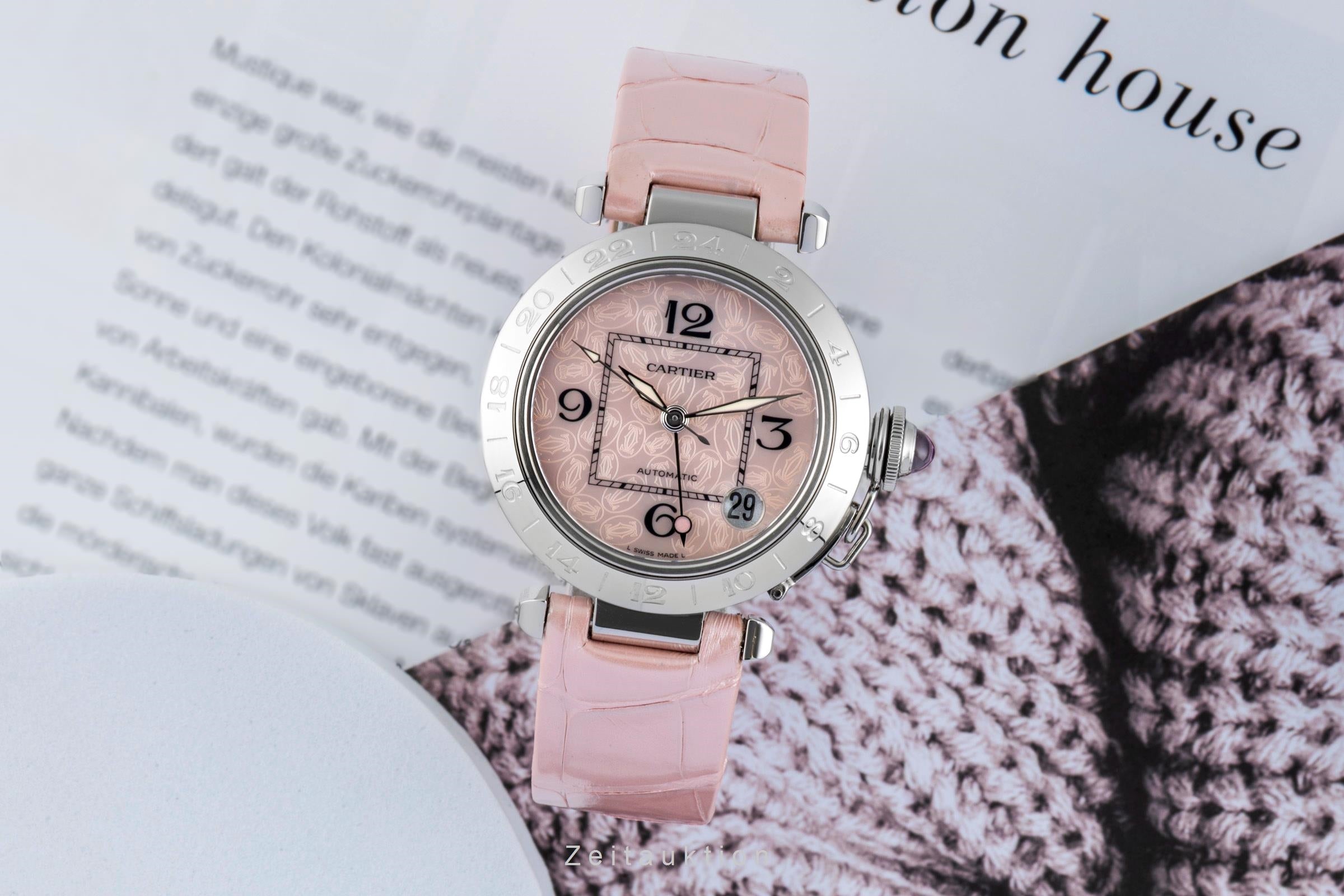 Cartier Pasha acero automático reloj para damas  W3107099  [2505368]