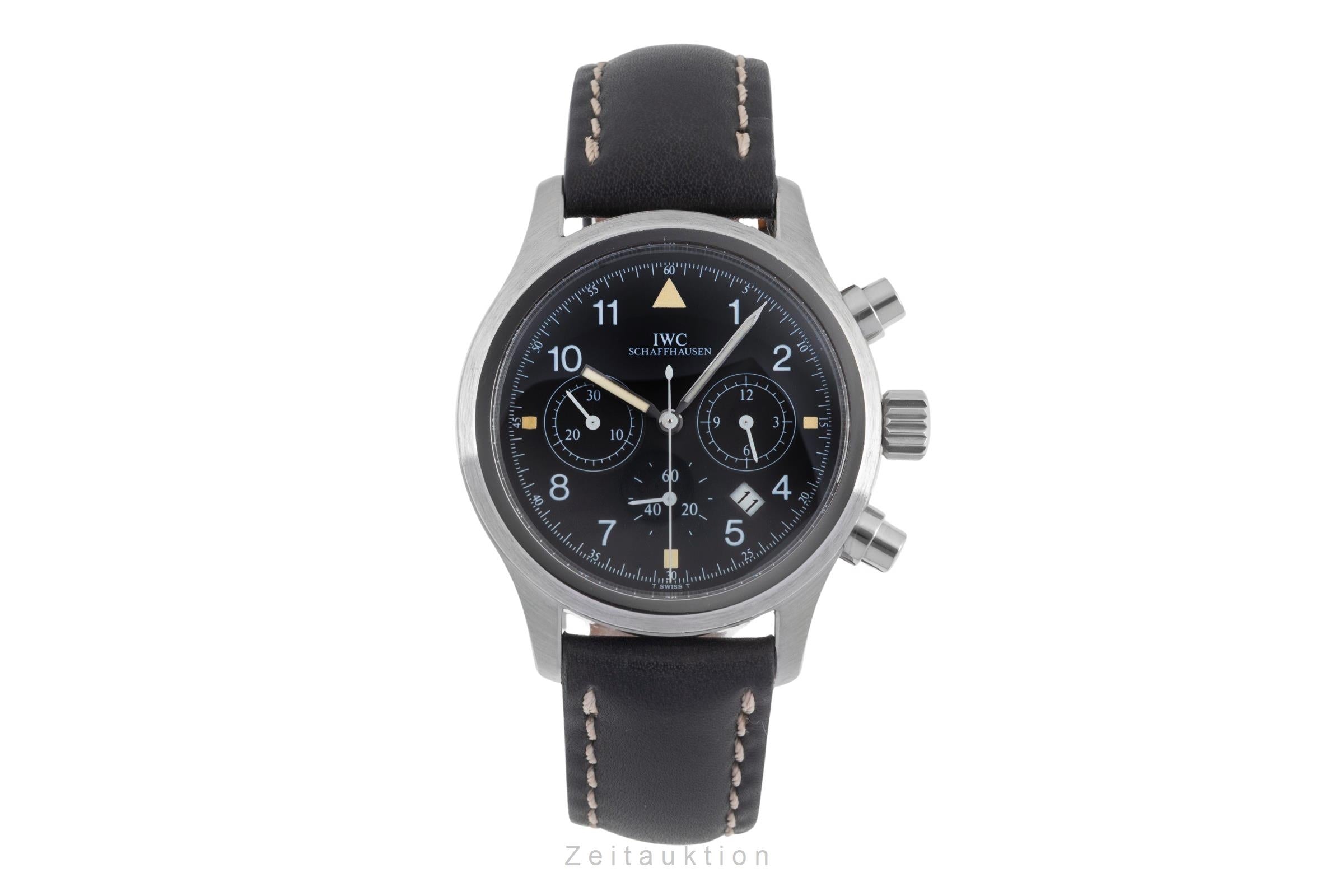 IWC Pilot chronographe acier quartz montre pour hommes IW374101  [2505372]