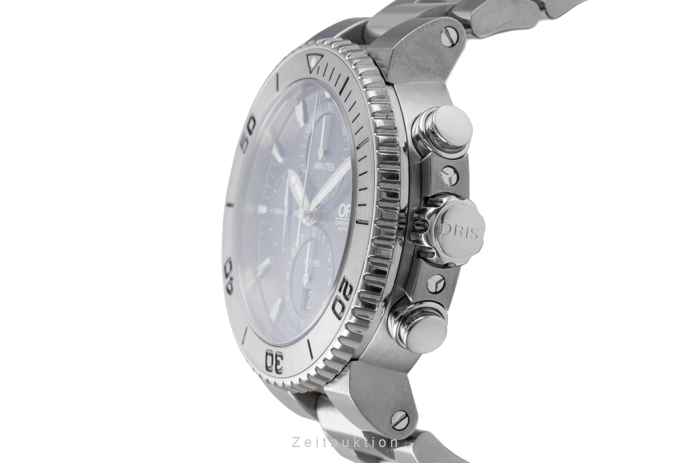 Oris Aquis Date chronograph titanium automatic Kal. 674 Ref. 01