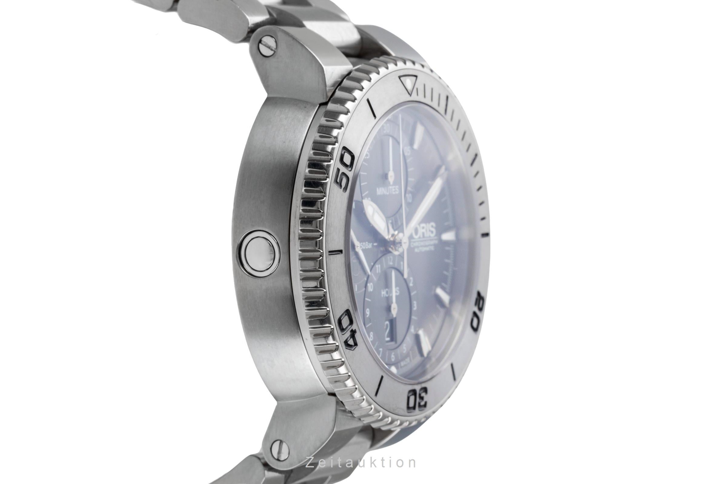 Oris Aquis Date chronograph titanium automatic Kal. 674 Ref. 01