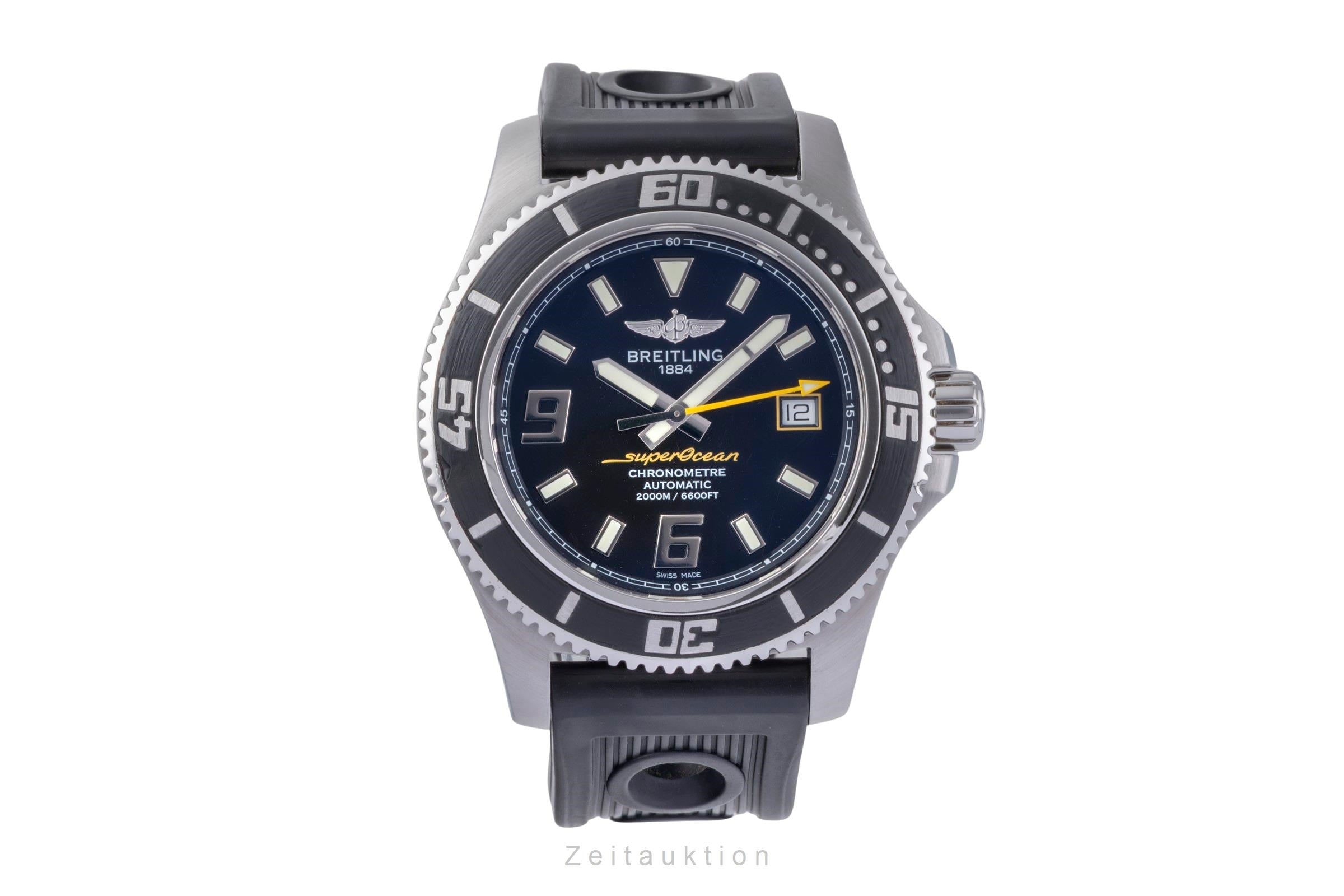 Breitling Superocean 44 Edelstahl Automatik Herrenuhr Ref. A17391 Box  [2505375]