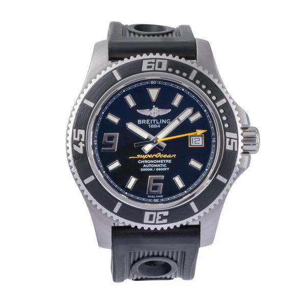 Breitling Superocean 44 Edelstahl Automatik Herrenuhr Ref. A17391 Box  [2505375]