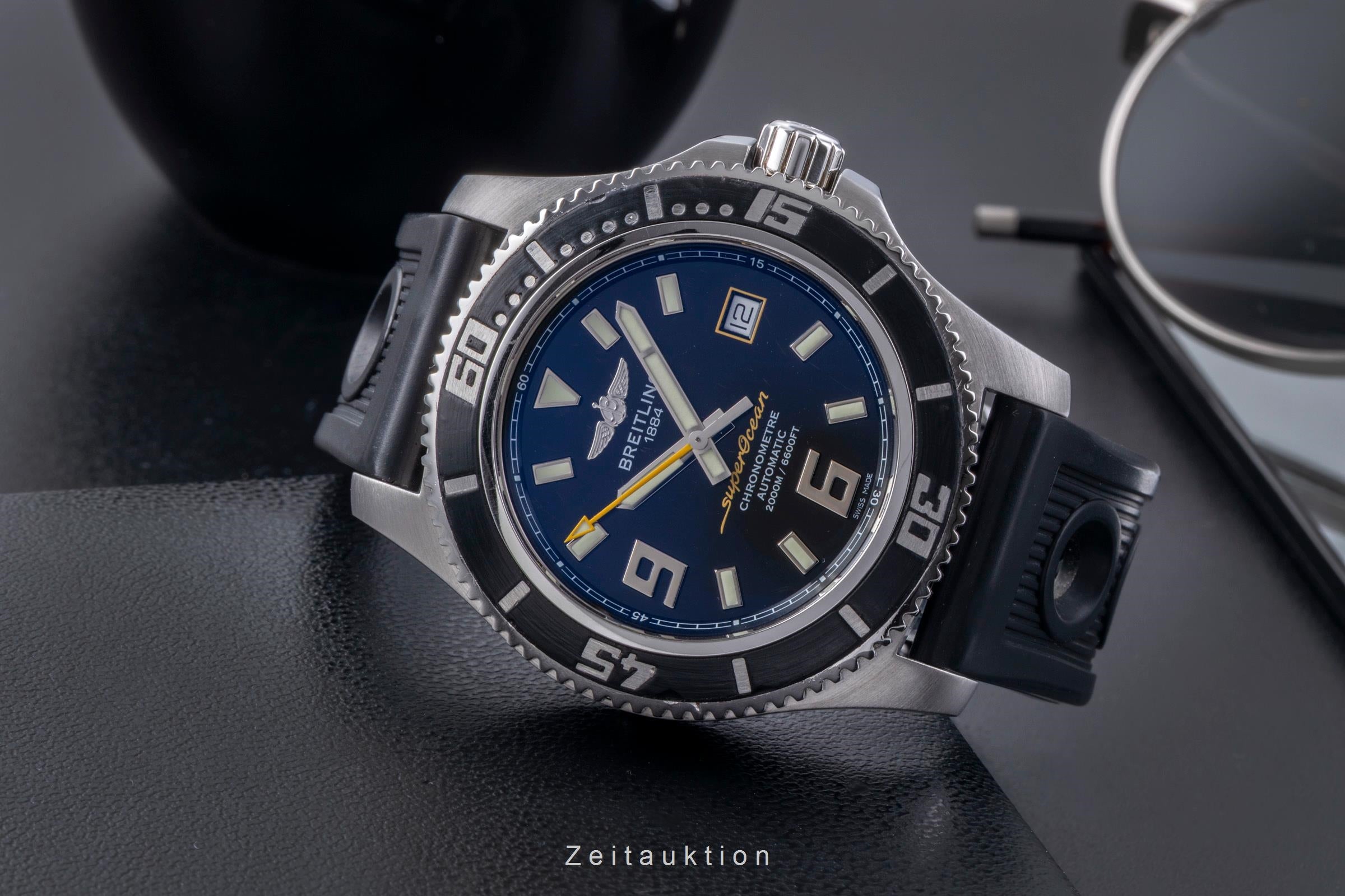 Breitling Superocean 44 Edelstahl Automatik Herrenuhr Ref. A17391 Box  [2505375]