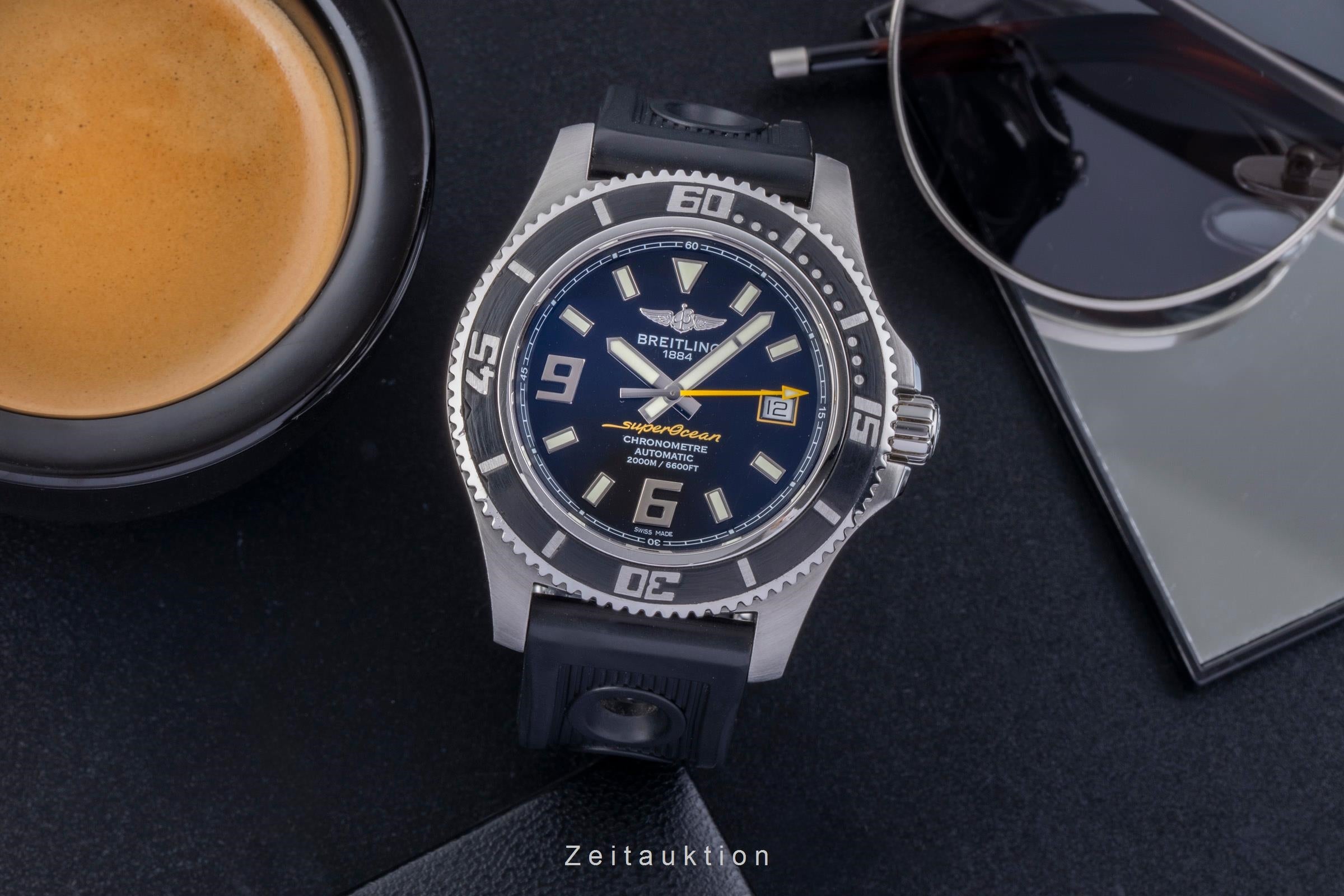Breitling Superocean 44 Edelstahl Automatik Herrenuhr Ref. A17391 Box  [2505375]