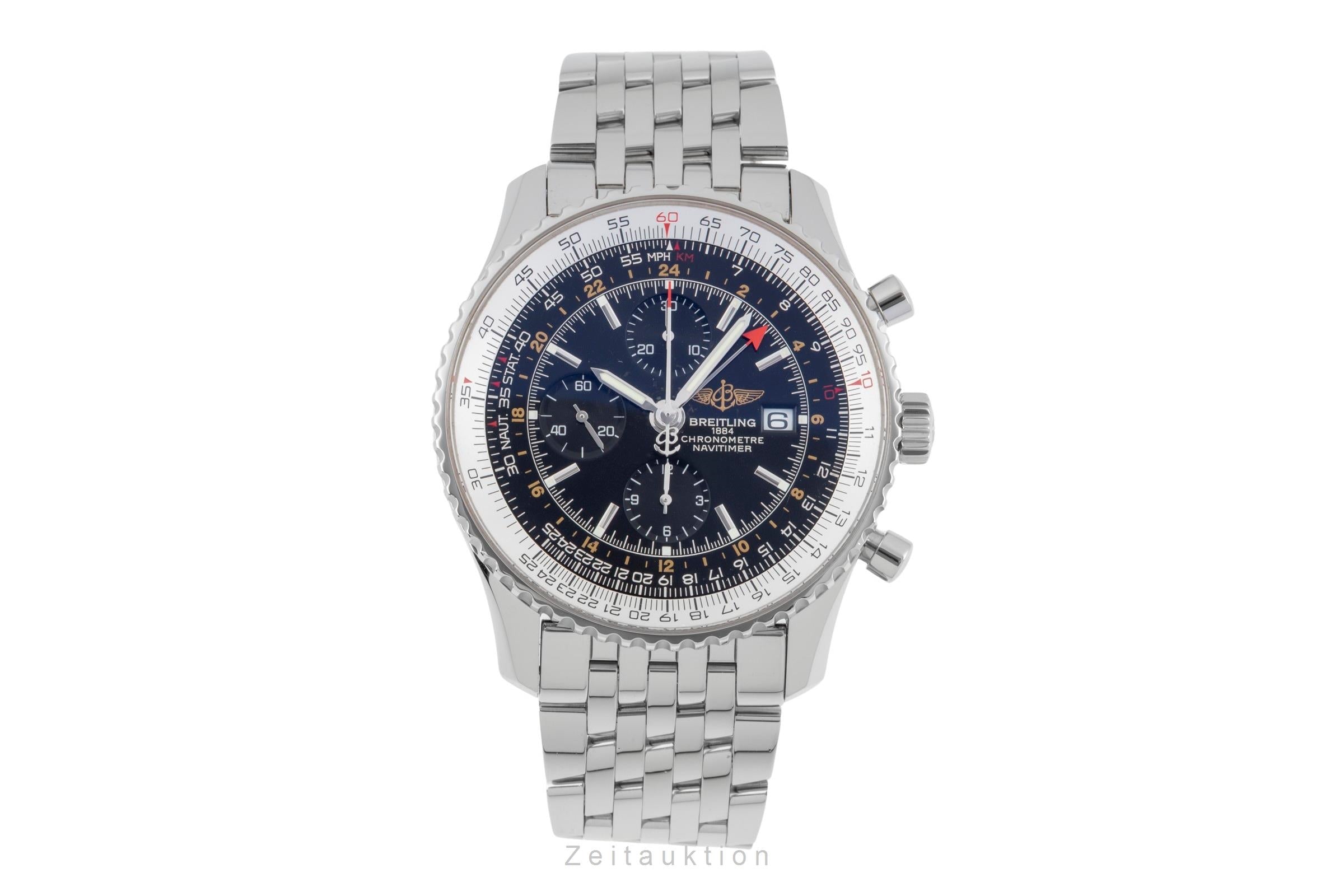Breitling Navitimer cronografo acciaio automatismo orologio da uomo A24322  [2505378]