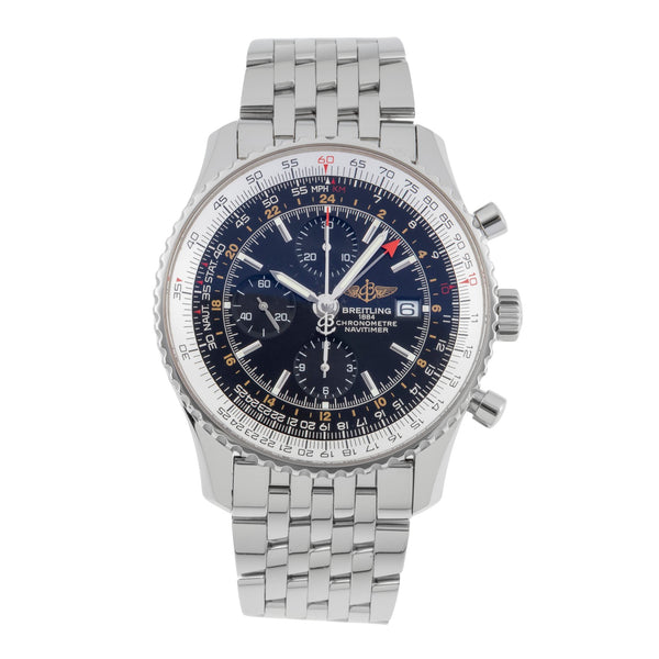 Breitling Navitimer cronografo acciaio automatismo orologio da uomo A24322  [2505378]