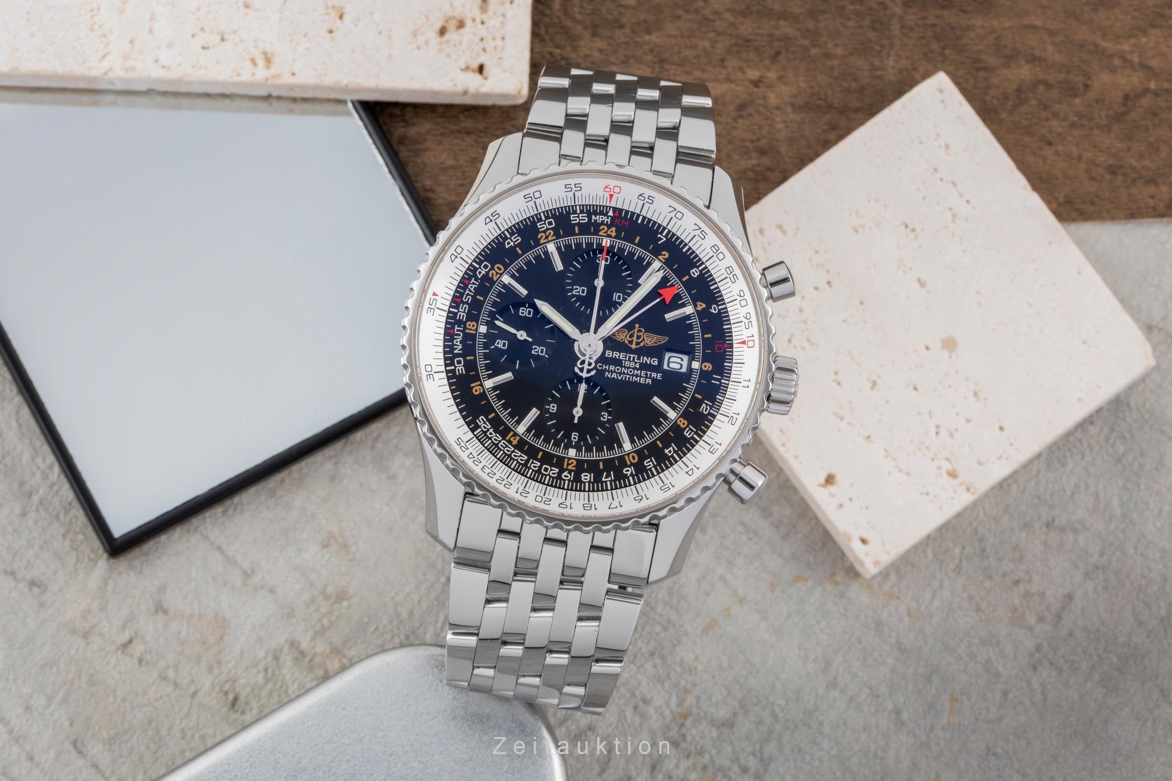 Breitling Navitimer cronografo acciaio automatismo orologio da uomo A24322  [2505378]