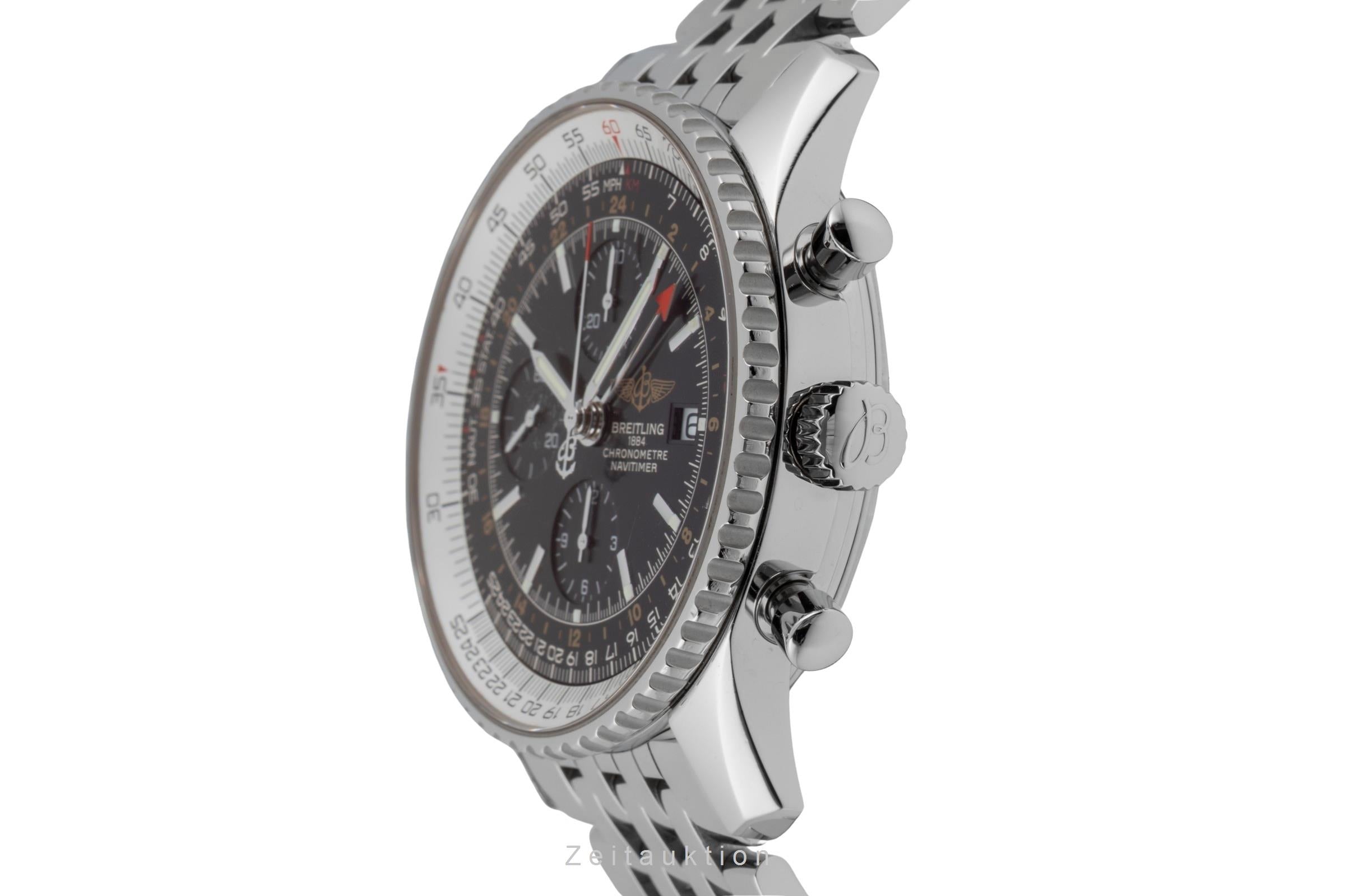 Breitling Navitimer cronografo acciaio automatismo orologio da uomo A24322  [2505378]