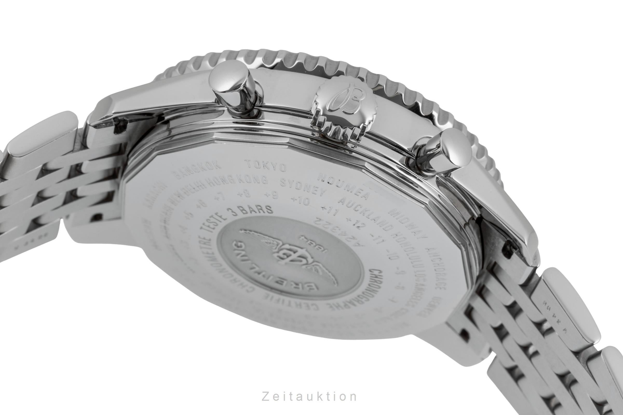 Breitling Navitimer cronografo acciaio automatismo orologio da uomo A24322  [2505378]