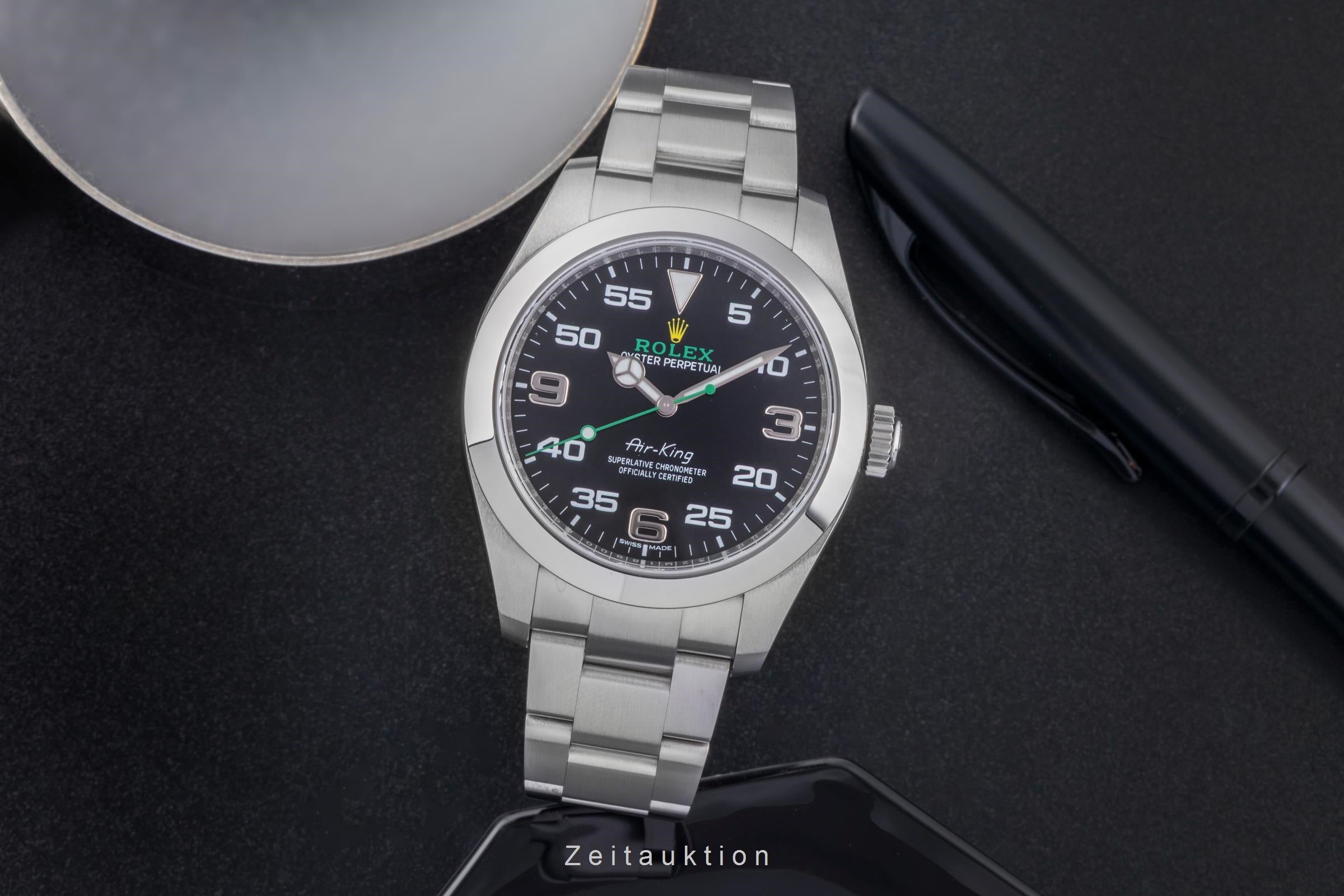 Rolex Air King steel automatic men's watch 116900  [2505383]