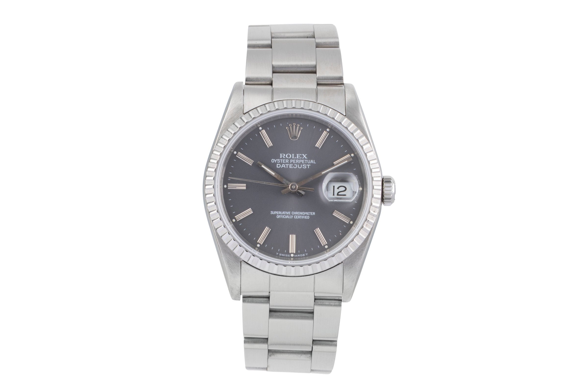 Rolex Datejust acier automatique montre pour hommes 16220  [2505384]