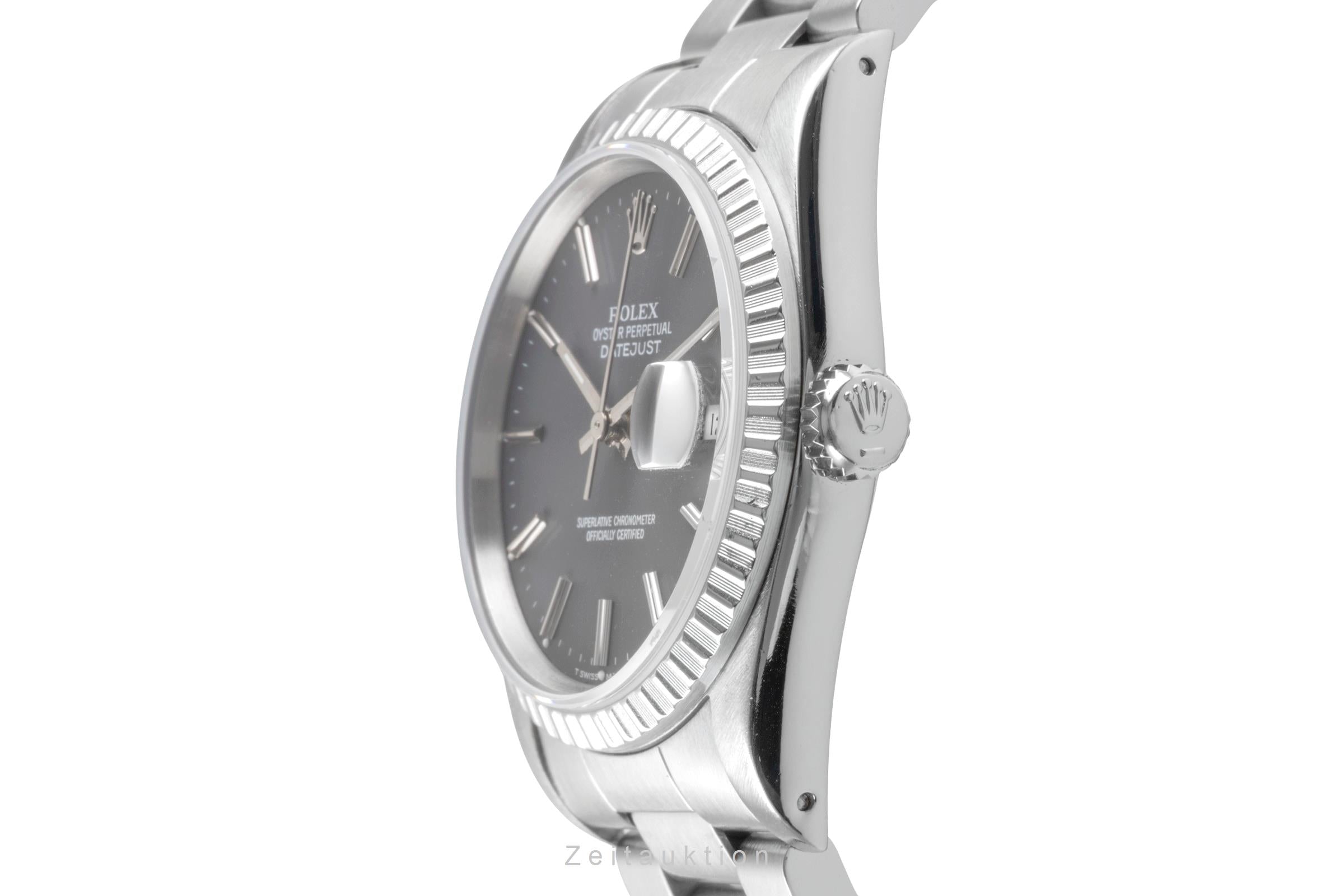 Rolex Datejust 36  Oyster Stahl Automatik Herrenuhr Ref. 16220 Klassiker  [2505384]