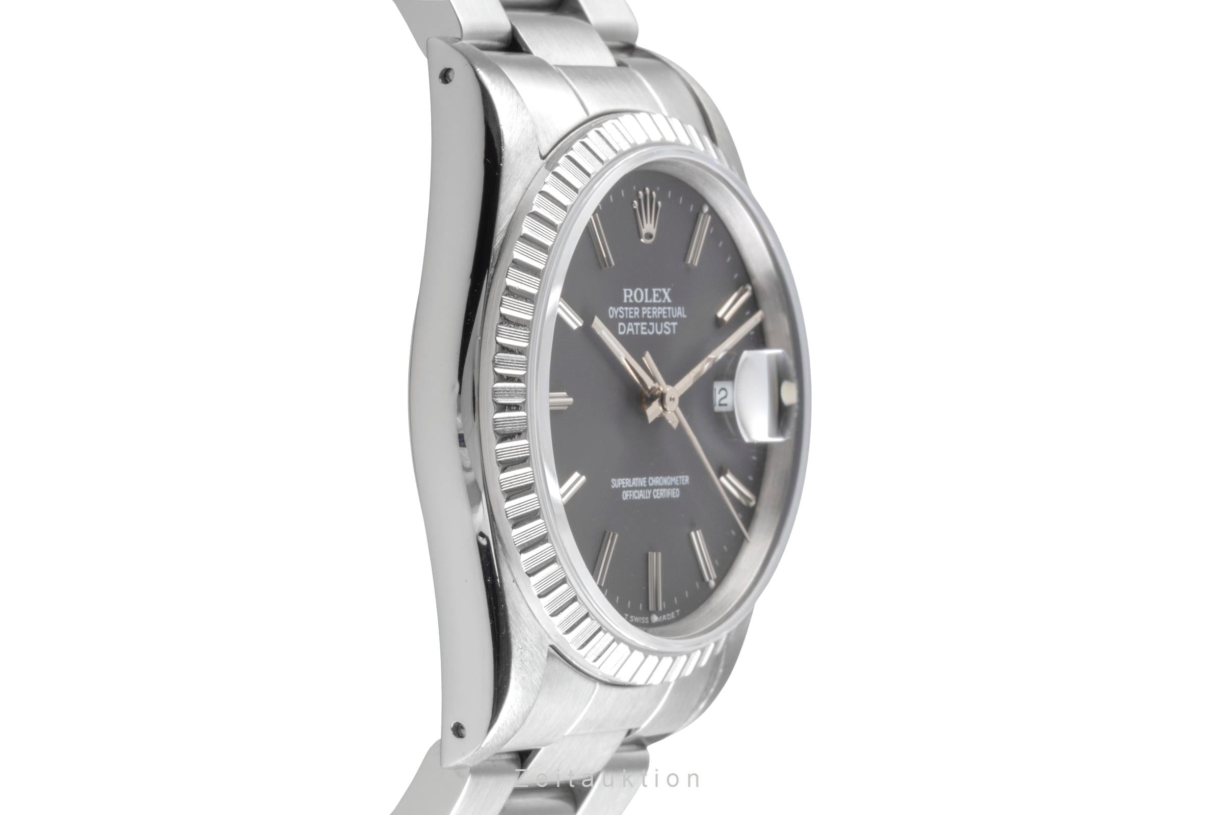 Rolex Datejust 36  Oyster Stahl Automatik Herrenuhr Ref. 16220 Klassiker  [2505384]