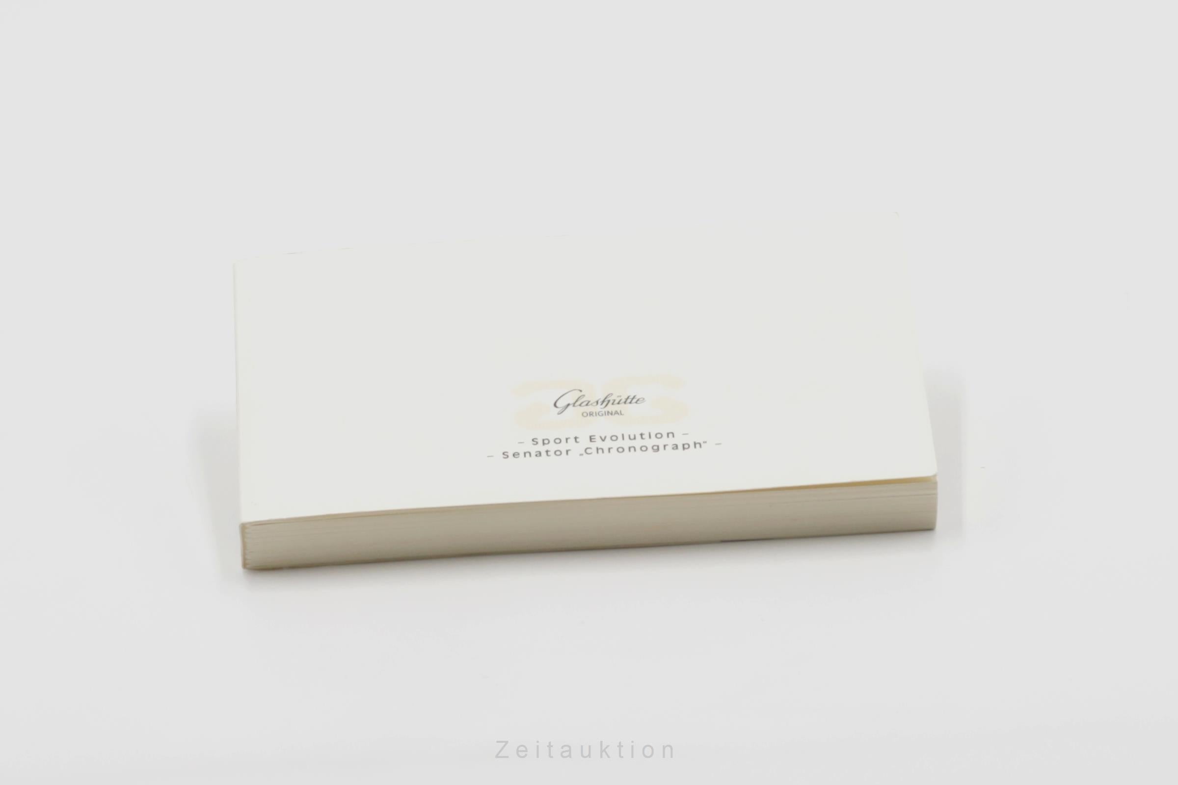 Glashütte Senator chronographe acier automatique montre pour hommes 1-39-34-20-42-04  [2505388]