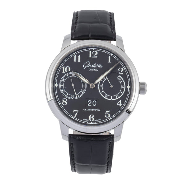Glashütte Senator steel automatic men's watch 1-00-14-07-02-30  [2505389]