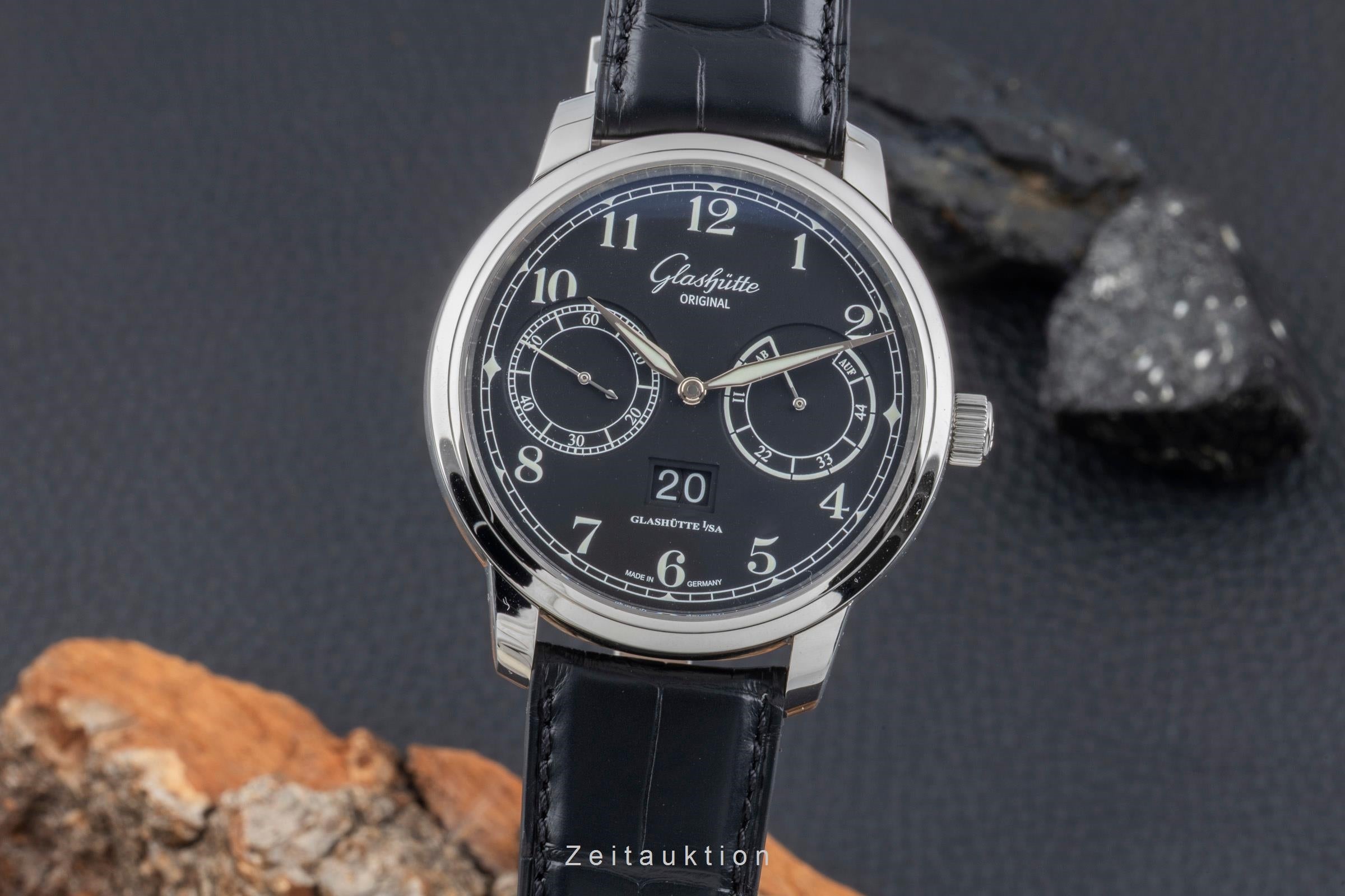 Glashütte Senator steel automatic men's watch 1-00-14-07-02-30  [2505389]