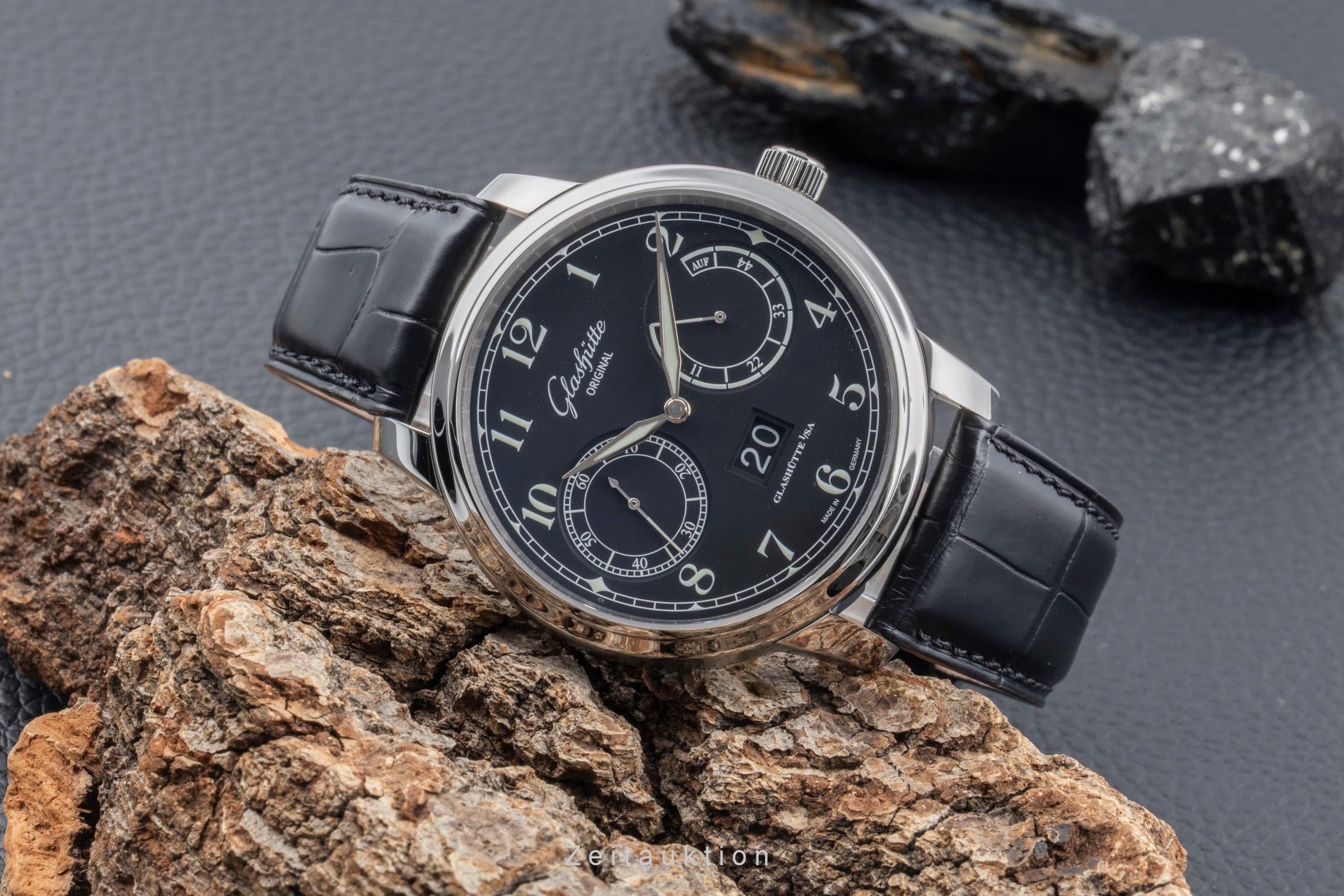 Glashütte Senator steel automatic men's watch 1-00-14-07-02-30  [2505389]