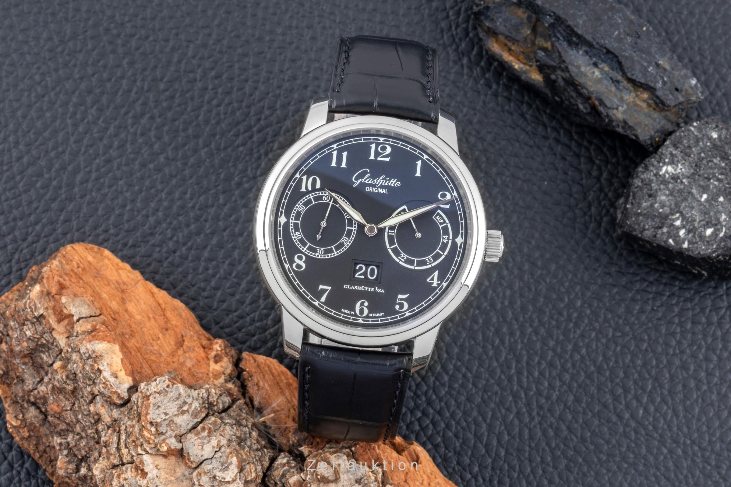 Glashütte Senator steel automatic men's watch 1-00-14-07-02-30  [2505389]