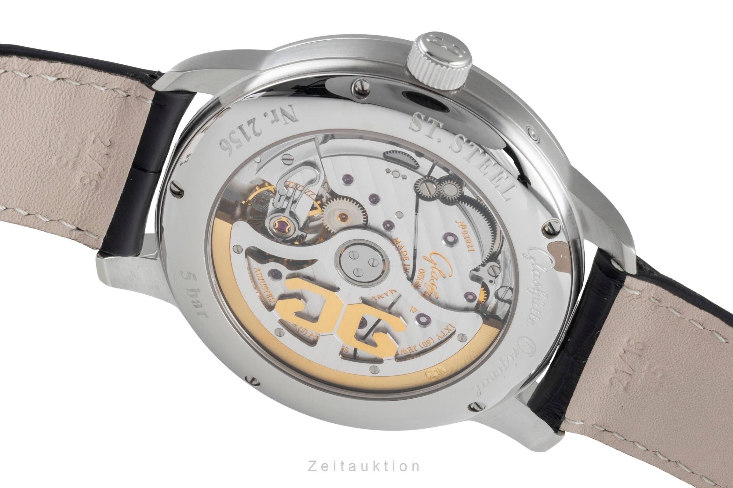 Glashütte Senator steel automatic men's watch 1-00-14-07-02-30  [2505389]