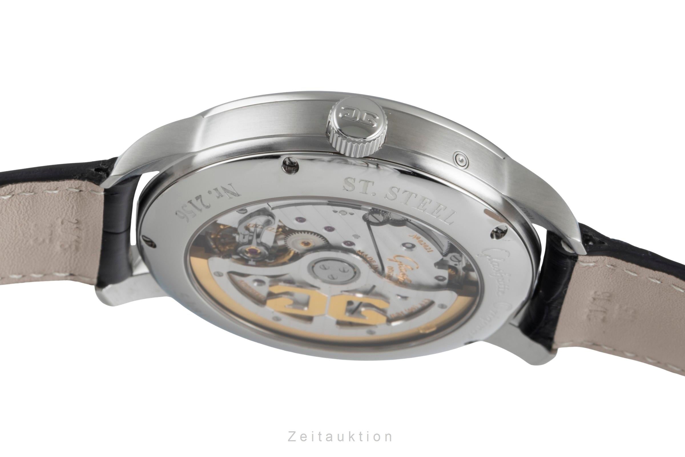 Glashütte Senator steel automatic men's watch 1-00-14-07-02-30  [2505389]