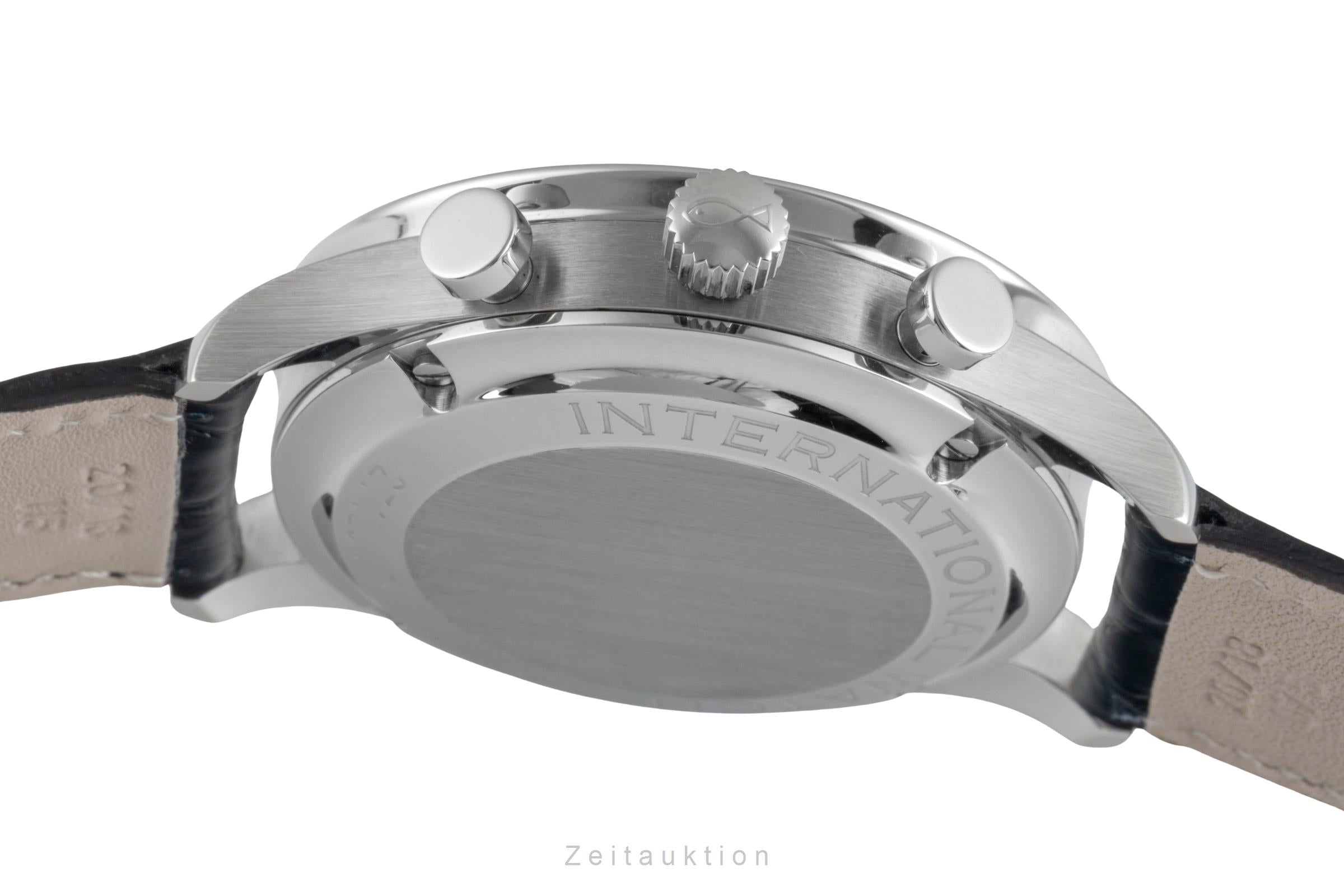 IWC Portugieser chronograph steel automatic men's watch IW371401 LP: 9100EUR  [2505392]