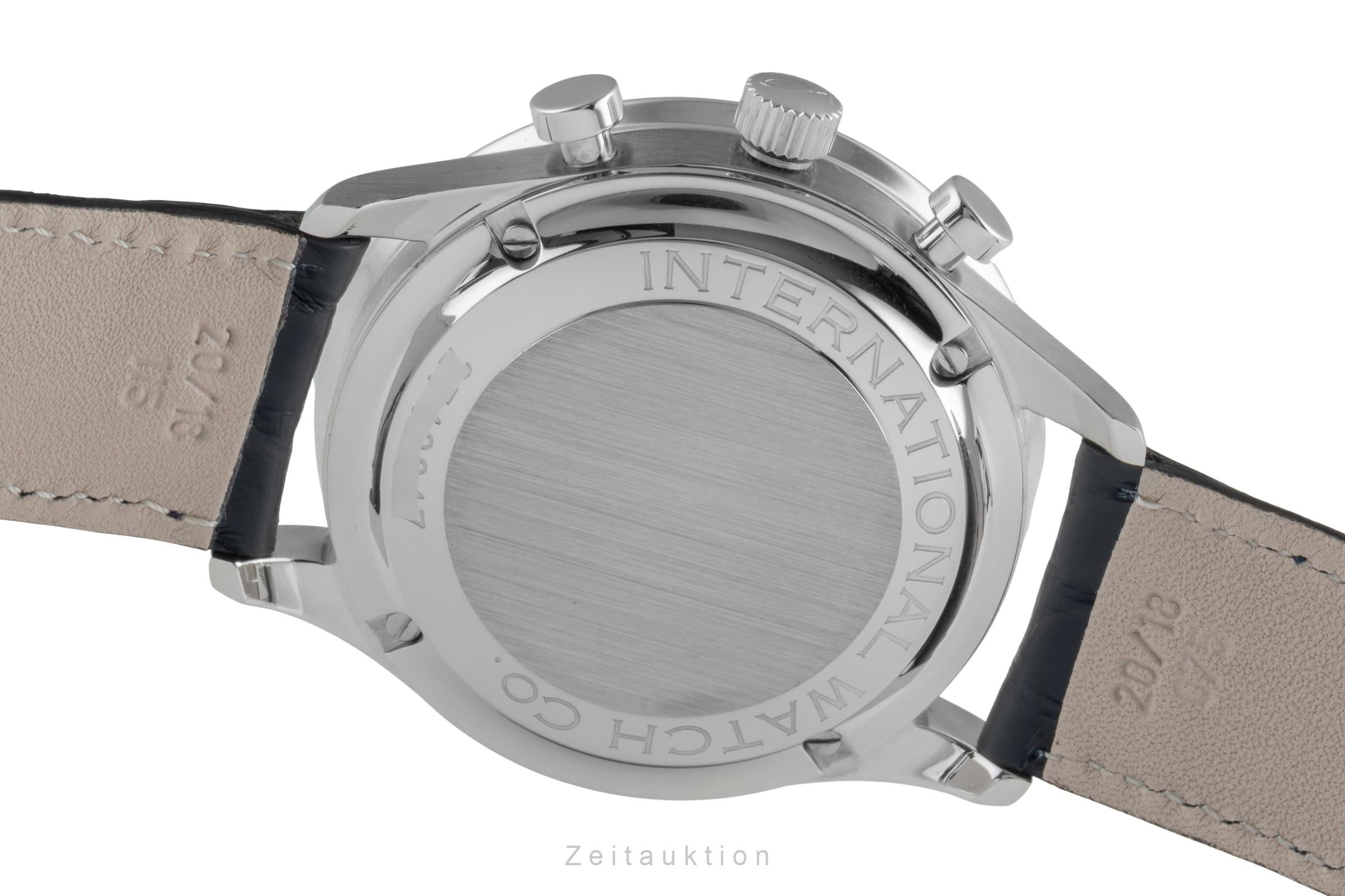 IWC Portugieser chronograph steel automatic men's watch IW371401 LP: 9100EUR  [2505392]