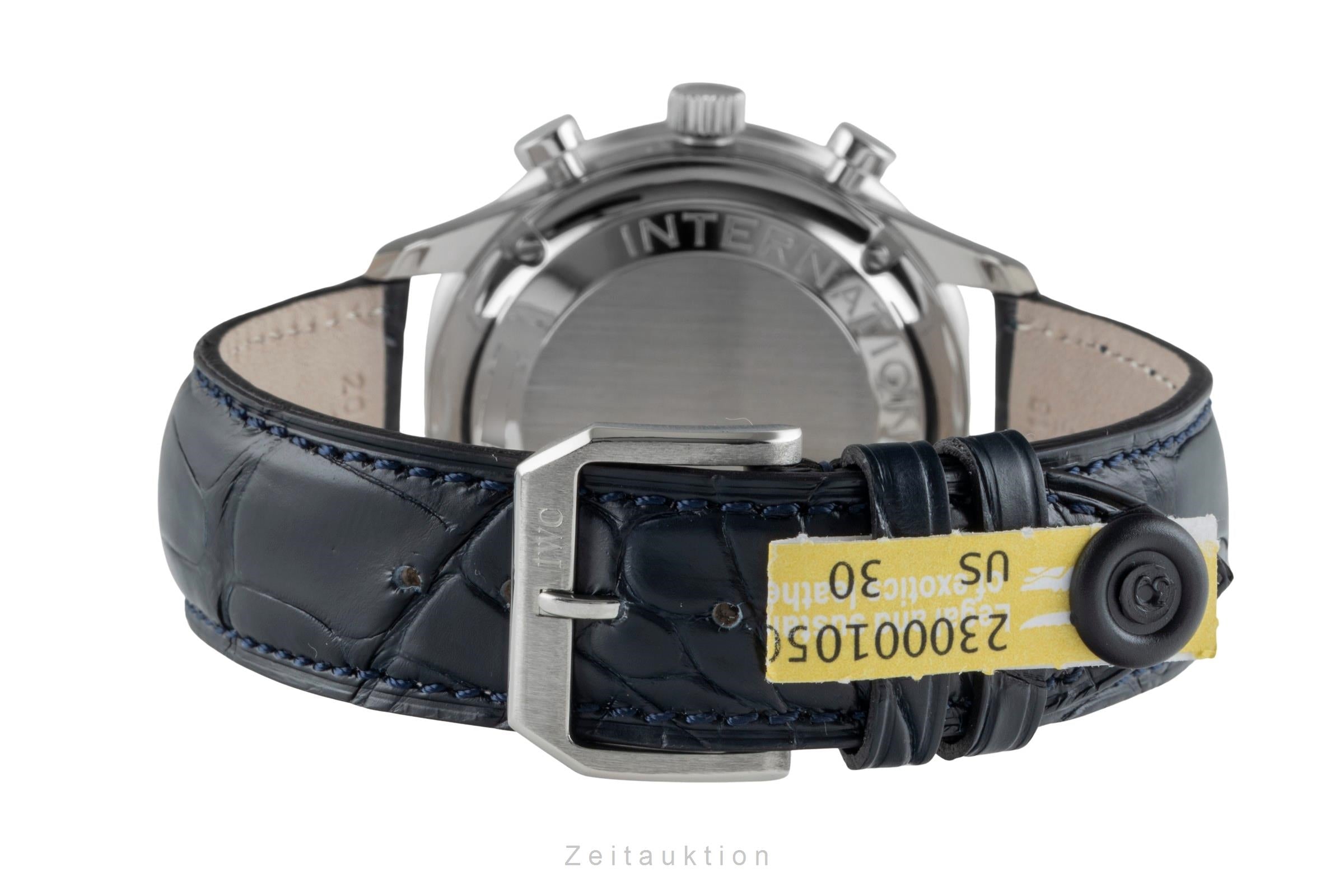 IWC Portugieser chronograph steel automatic men's watch IW371401 LP: 9100EUR  [2505392]