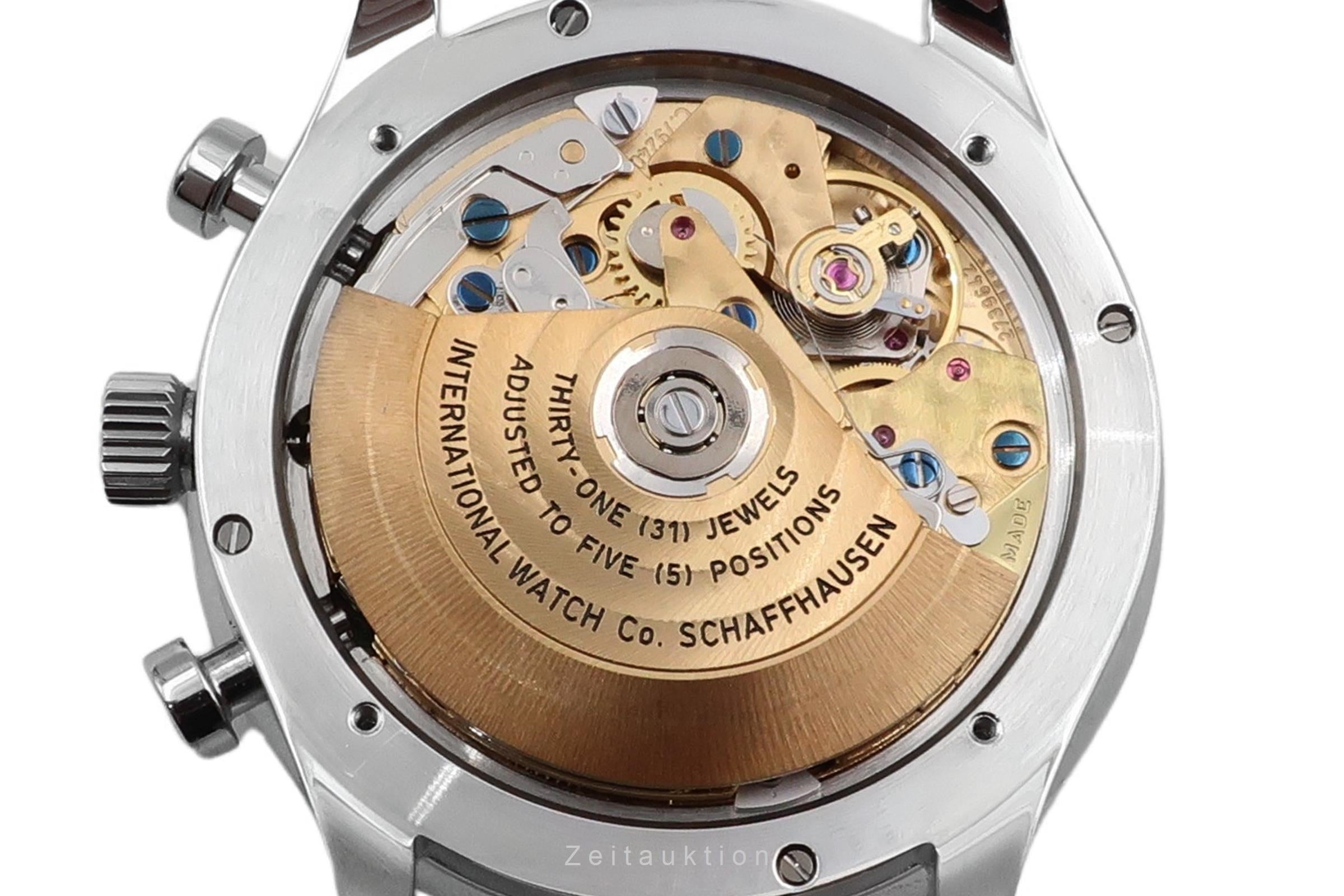 IWC Portugieser chronograph steel automatic men's watch IW371401 LP: 9100EUR  [2505392]