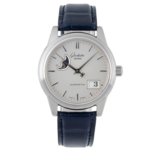 Glashütte Senator acier automatique montre pour hommes 1-39-41-04-12-04  [2505394]