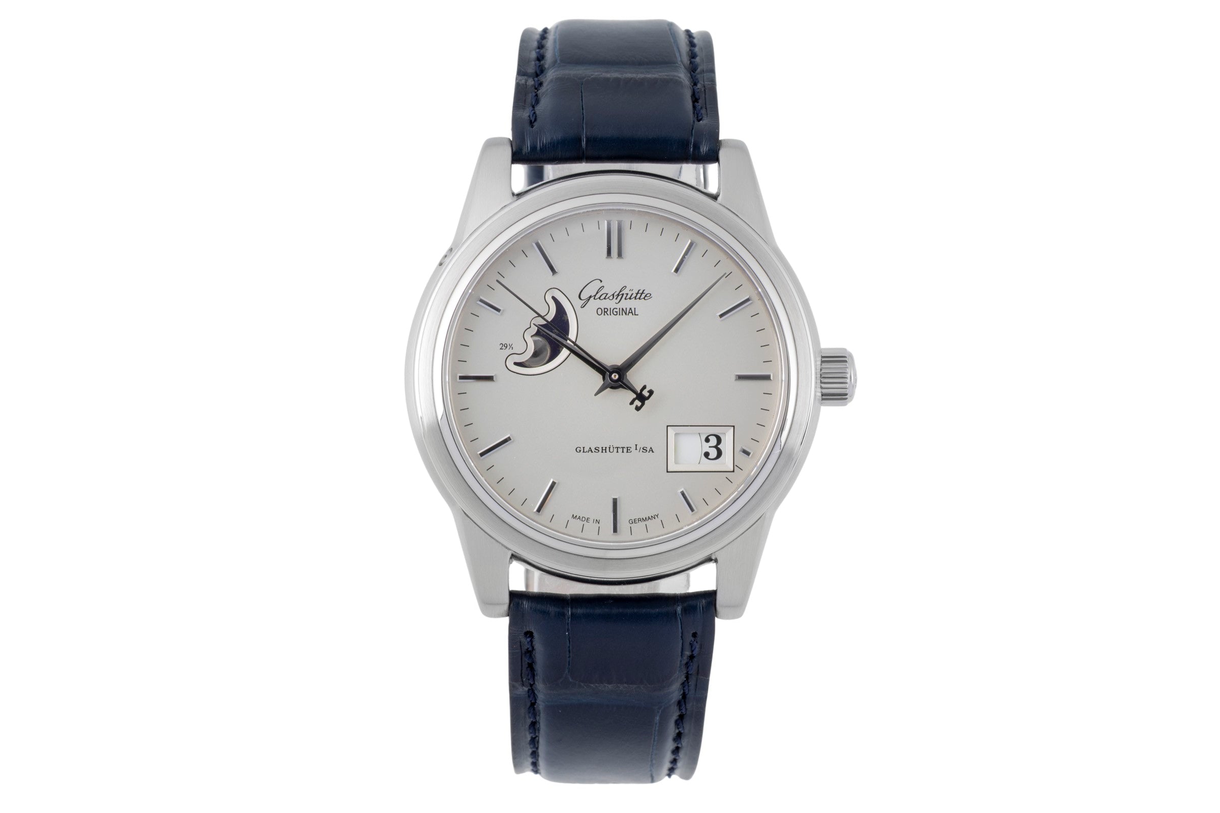 Glashütte Senator acier automatique montre pour hommes 1-39-41-04-12-04  [2505394]