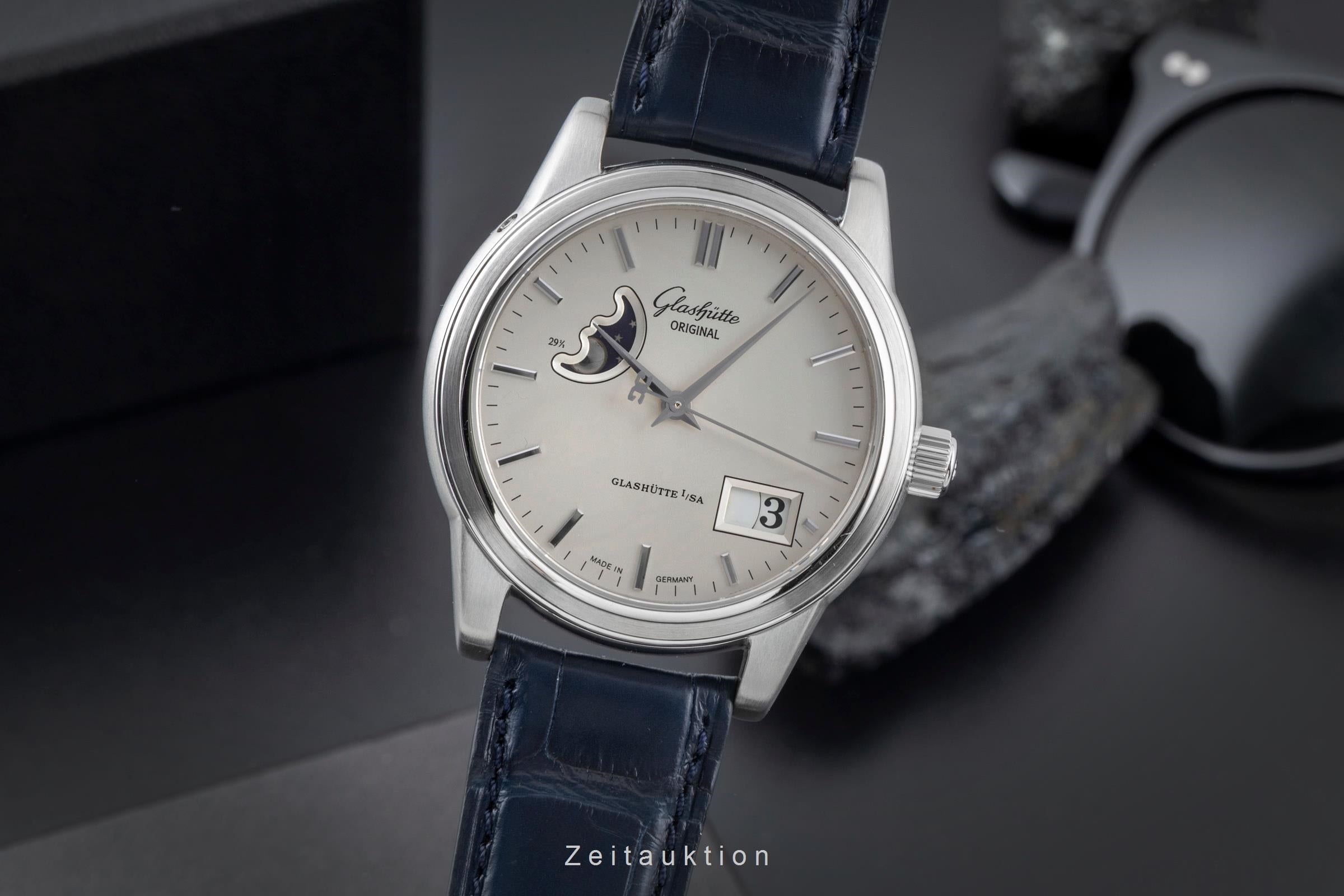 Glashütte Senator acier automatique montre pour hommes 1-39-41-04-12-04  [2505394]