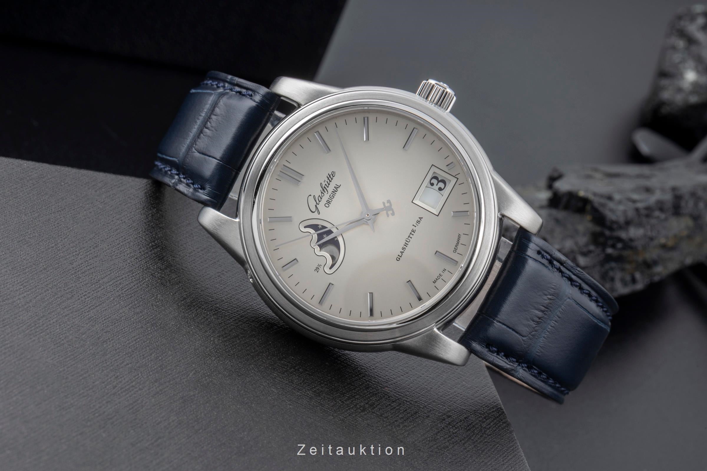 Glashütte Senator acier automatique montre pour hommes 1-39-41-04-12-04  [2505394]