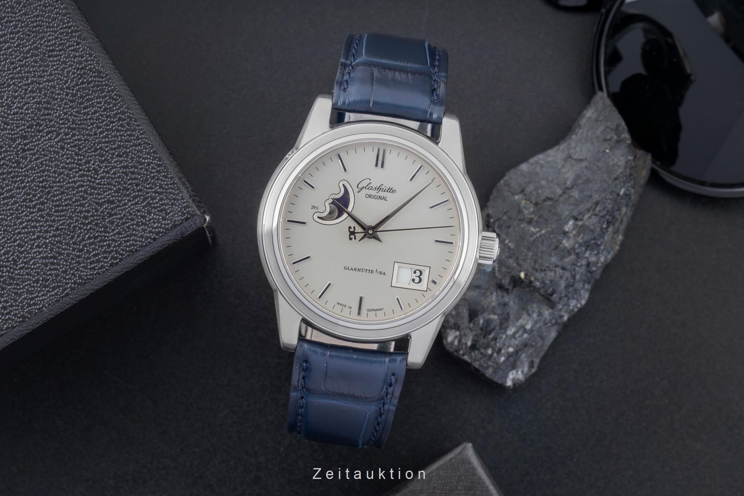 Glashütte Senator acier automatique montre pour hommes 1-39-41-04-12-04  [2505394]