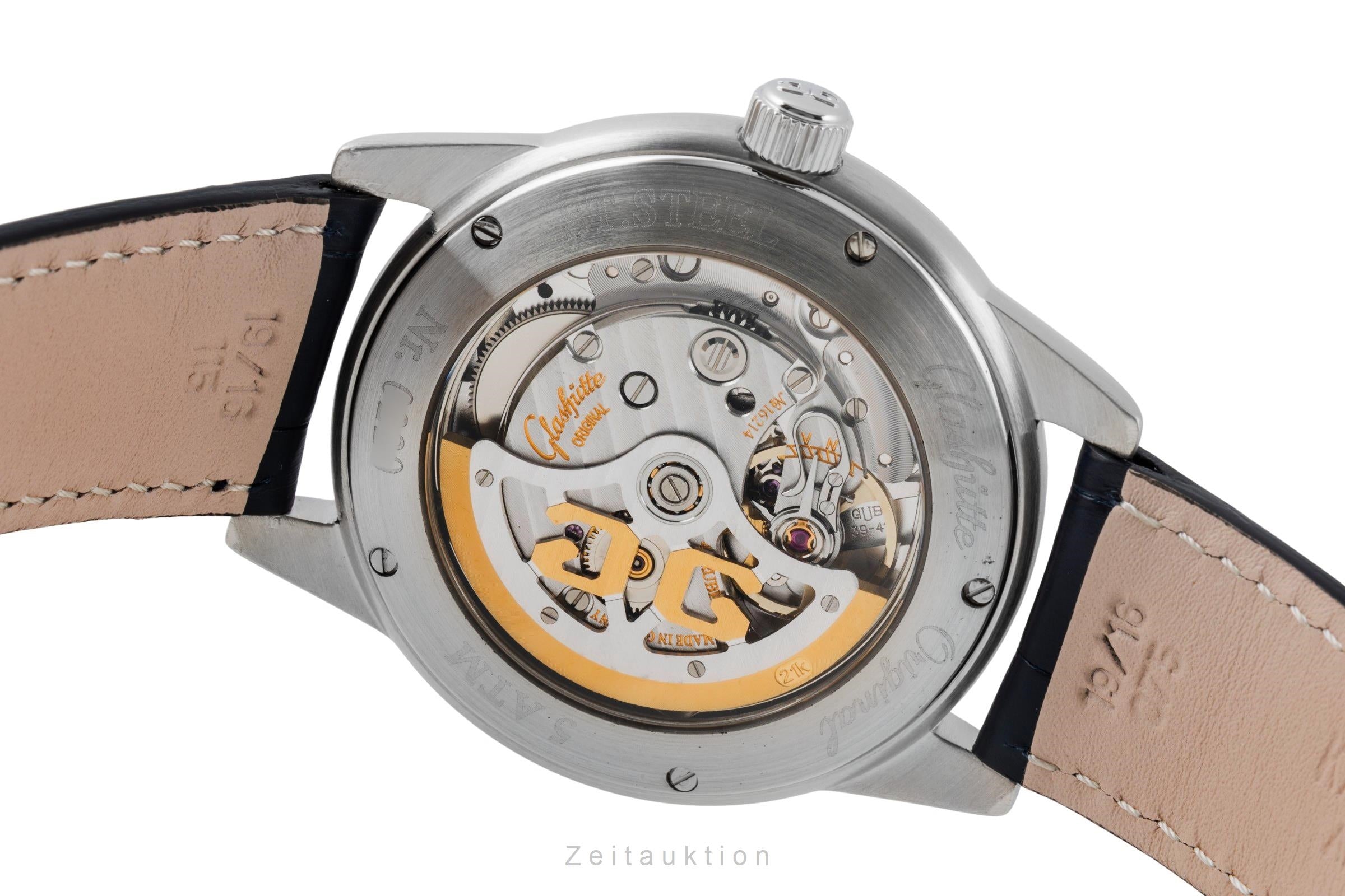 Glashütte Senator acier automatique montre pour hommes 1-39-41-04-12-04  [2505394]