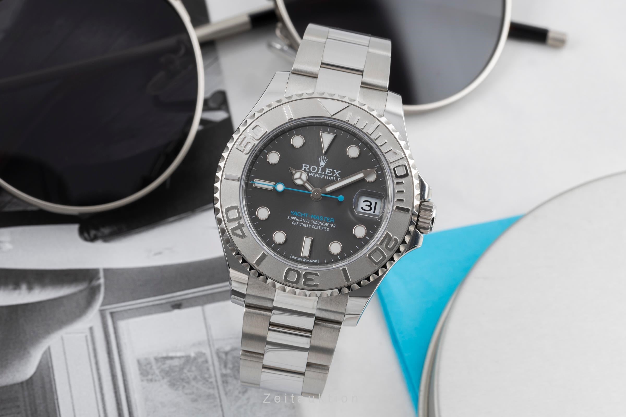 Rolex Yacht-Master steel / platinium automatic men's watch 268622  [2505395]