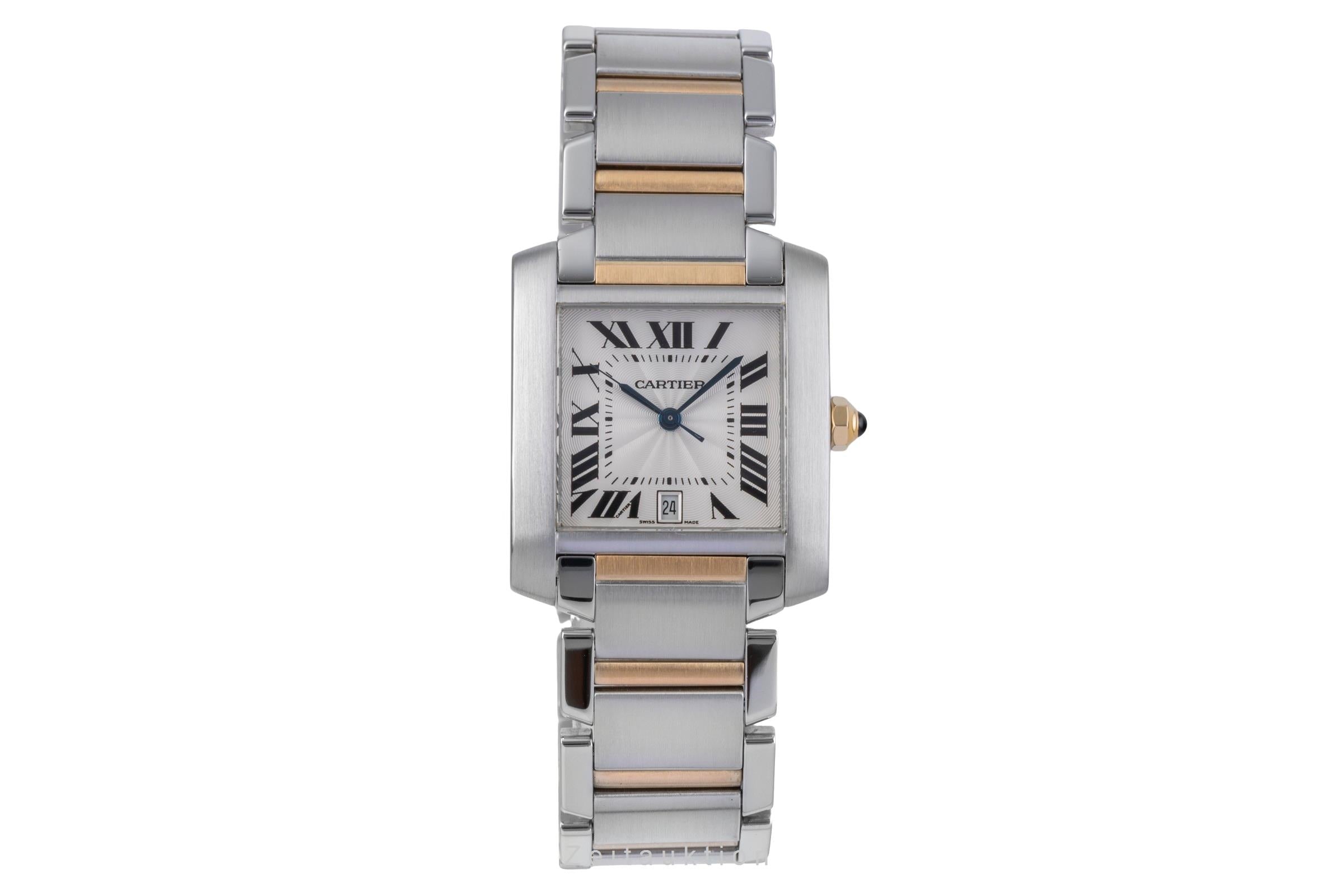 Cartier Tank Francaise acero / oro automático unisex W51005Q4  [2505396]