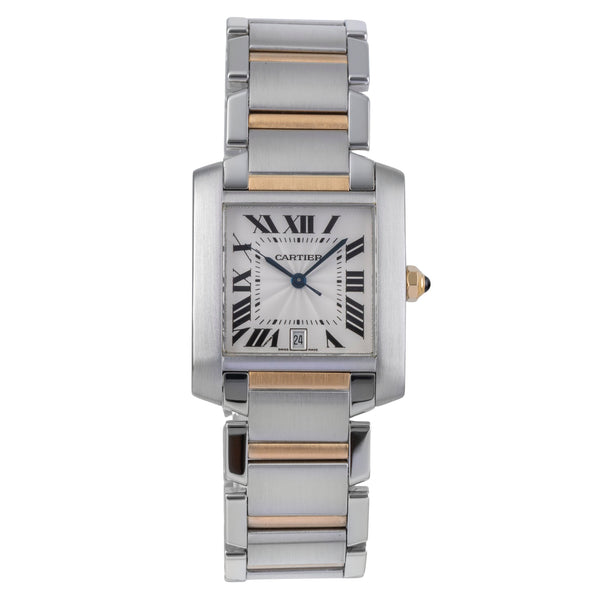 Cartier Tank Francaise acero / oro automático unisex W51005Q4  [2505396]