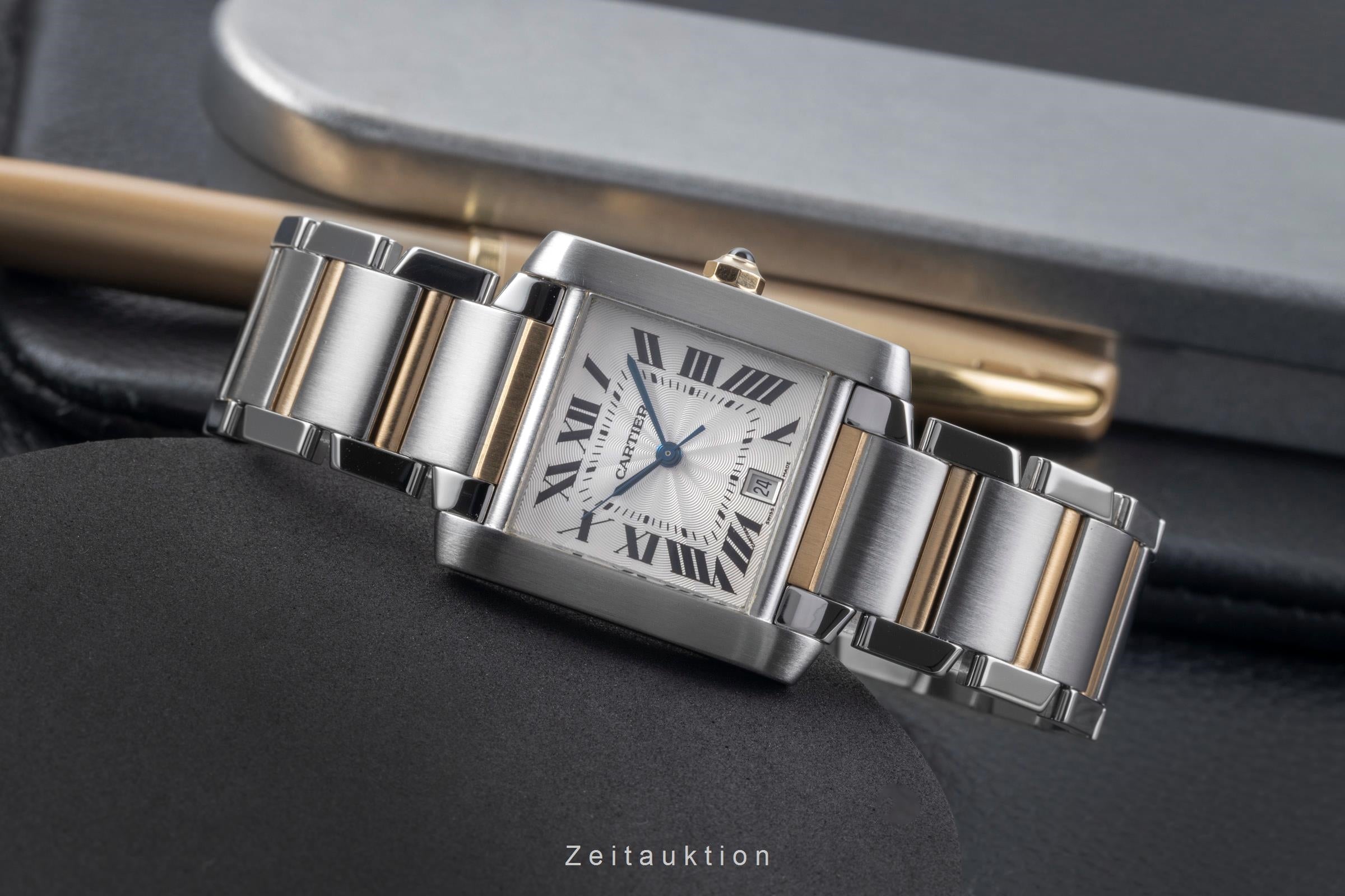 Cartier Tank Francaise acero / oro automático unisex W51005Q4  [2505396]