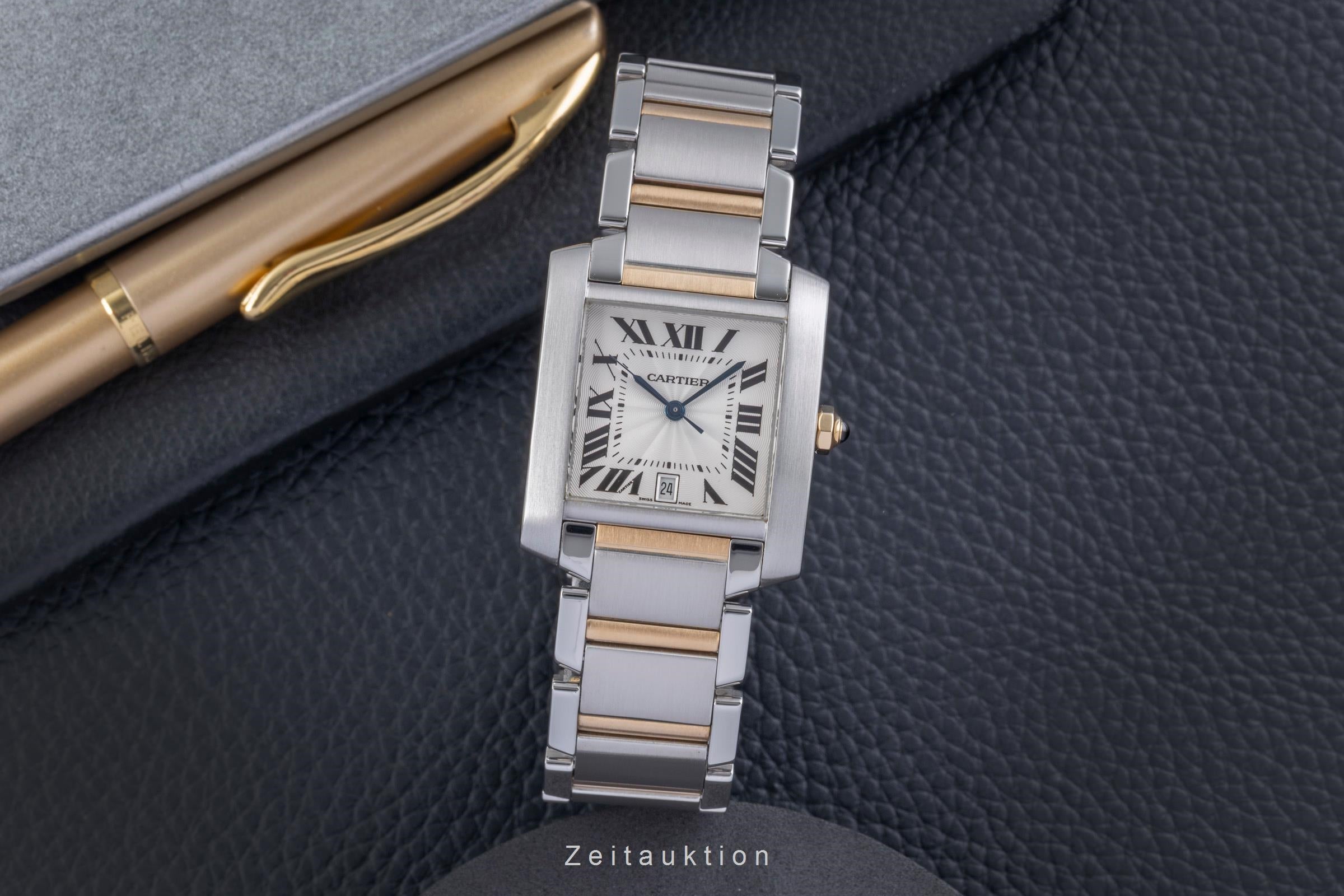Cartier Tank Francaise acero / oro automático unisex W51005Q4  [2505396]