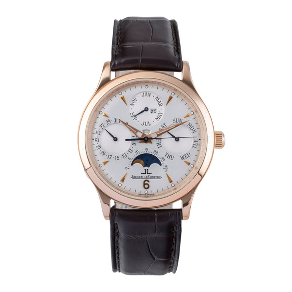 Jaeger LeCoultre Master Control or rouge 18 ct automatique montre pour hommes 140.2.80  [2505400]