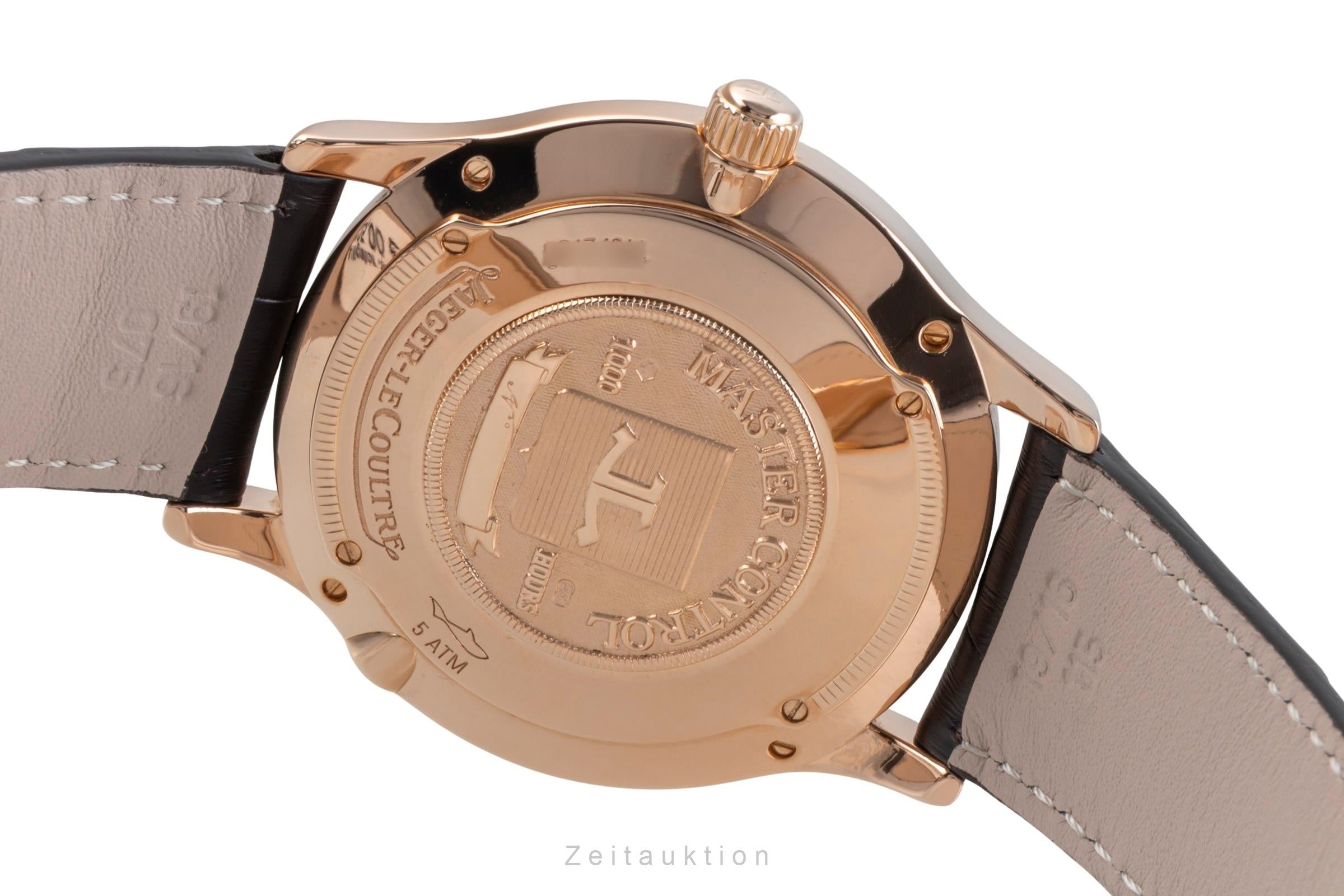 Jaeger LeCoultre Master Control or rouge 18 ct automatique montre pour hommes 140.2.80  [2505400]