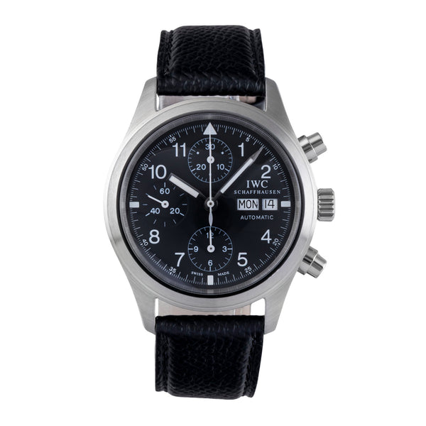 IWC Fliegerchronograph chronograph steel automatic men's watch IW370603 LP: 7700EUR  [2505401]