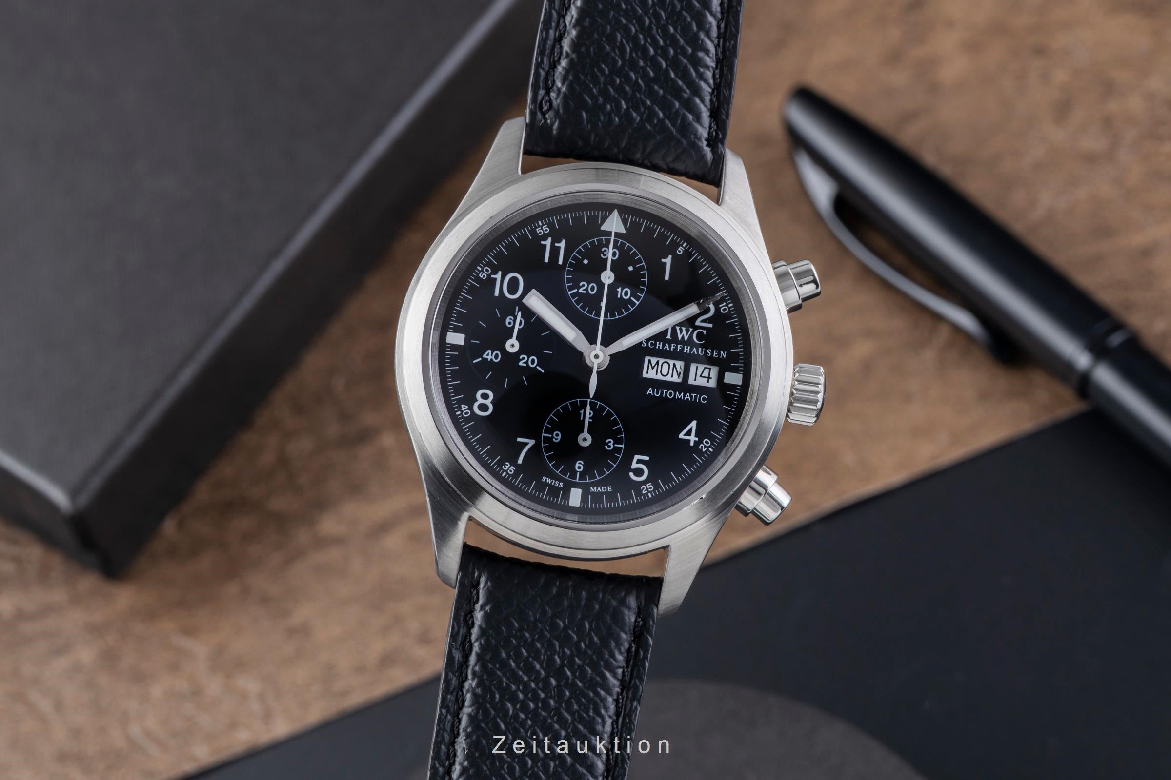 IWC Fliegerchronograph chronograph steel automatic men's watch IW370603 LP: 7700EUR  [2505401]