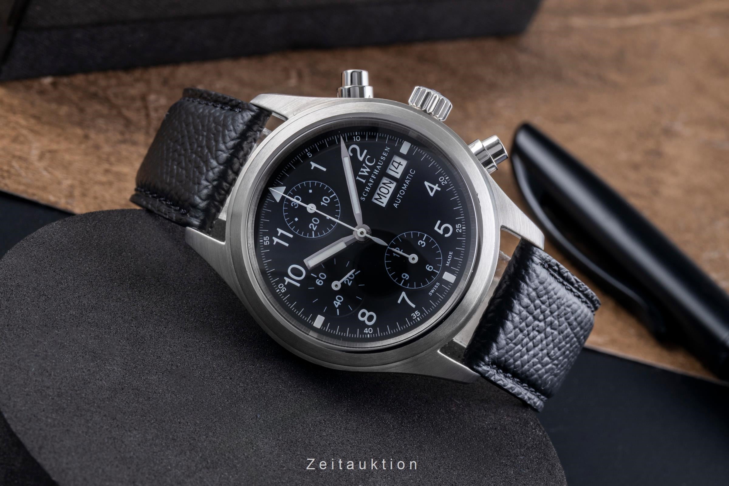 IWC Fliegerchronograph chronograph steel automatic men's watch IW370603 LP: 7700EUR  [2505401]