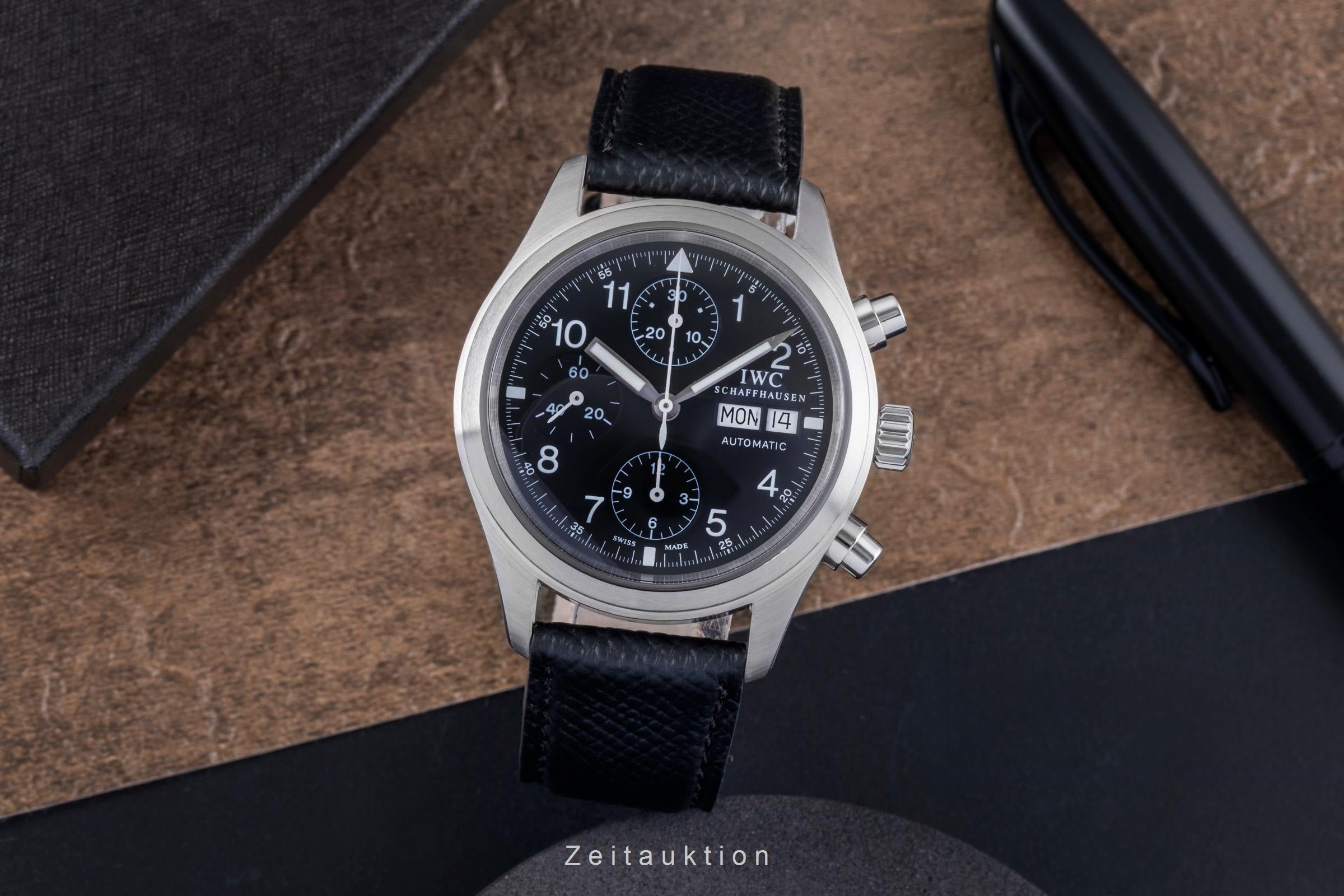 IWC Fliegerchronograph chronograph steel automatic men's watch IW370603 LP: 7700EUR  [2505401]